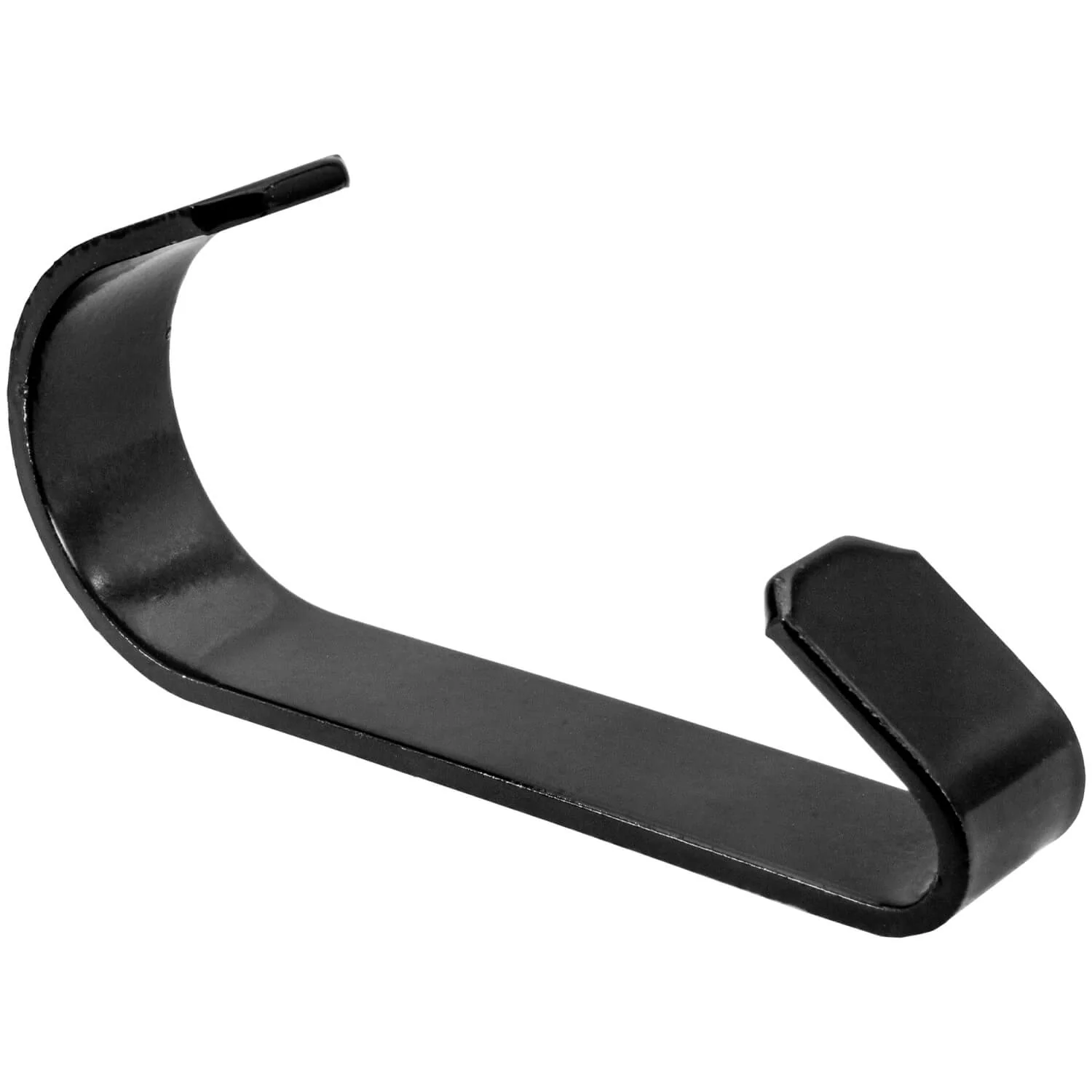 1-3/8" BLACK GATE CLIP - PRESSED STEEL - POWDER COATED - Image 5