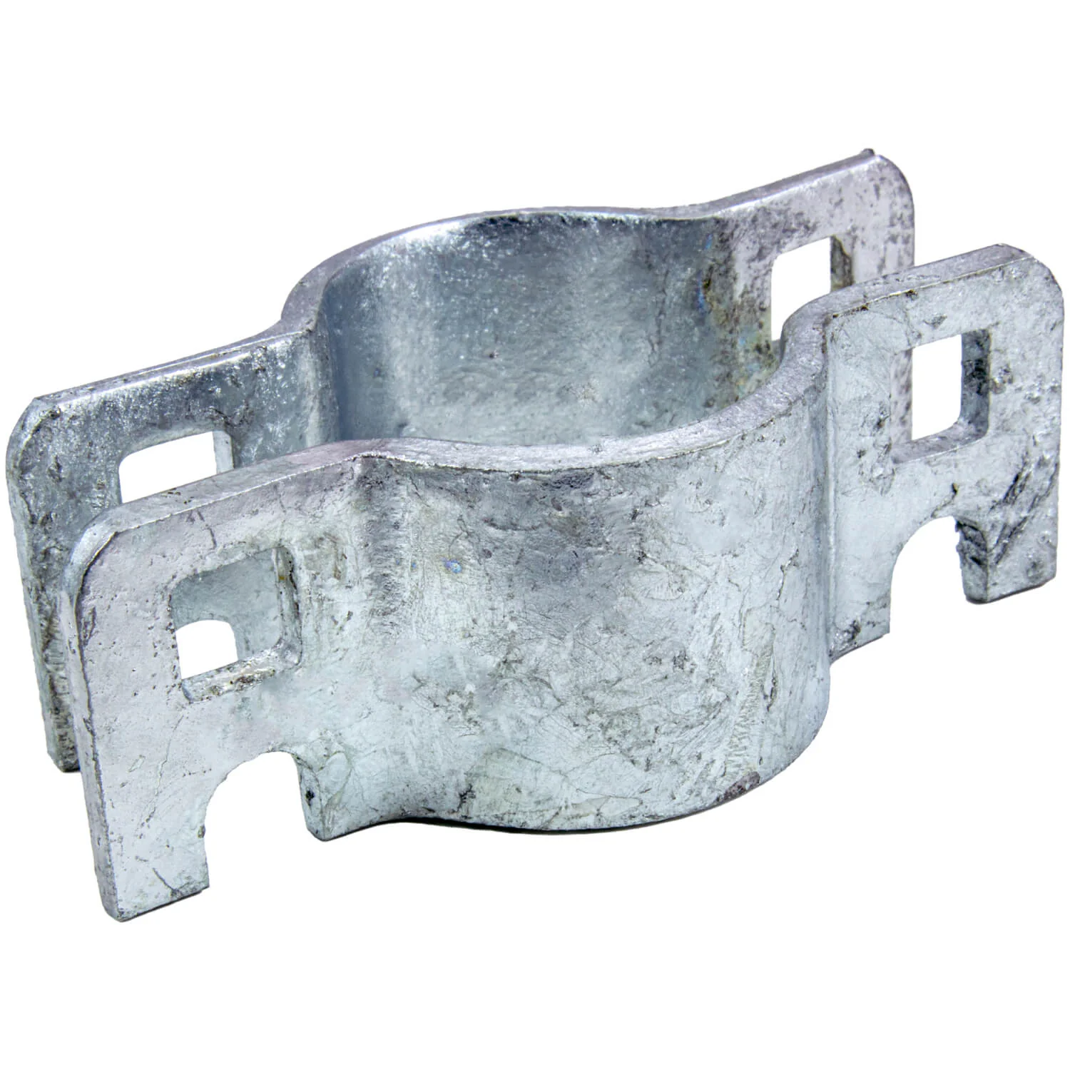 Chain Link Gate Latch Collar – Fits 1-3/8" O.D. Fence Posts (50 Sets) - Image 2