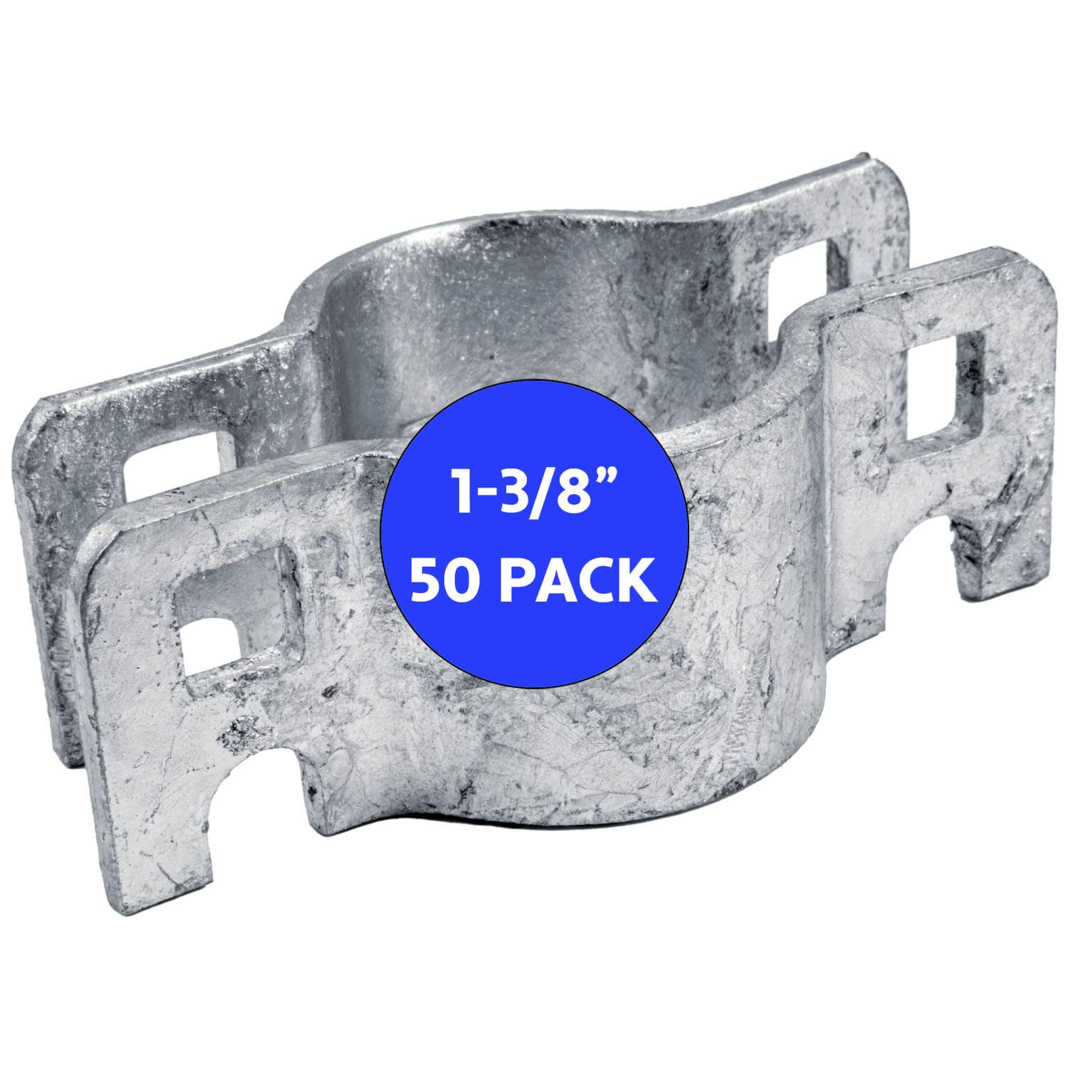 Chain Link Gate Latch Collar – Fits 1-3/8" O.D. Fence Posts (50 Sets) - Image 4