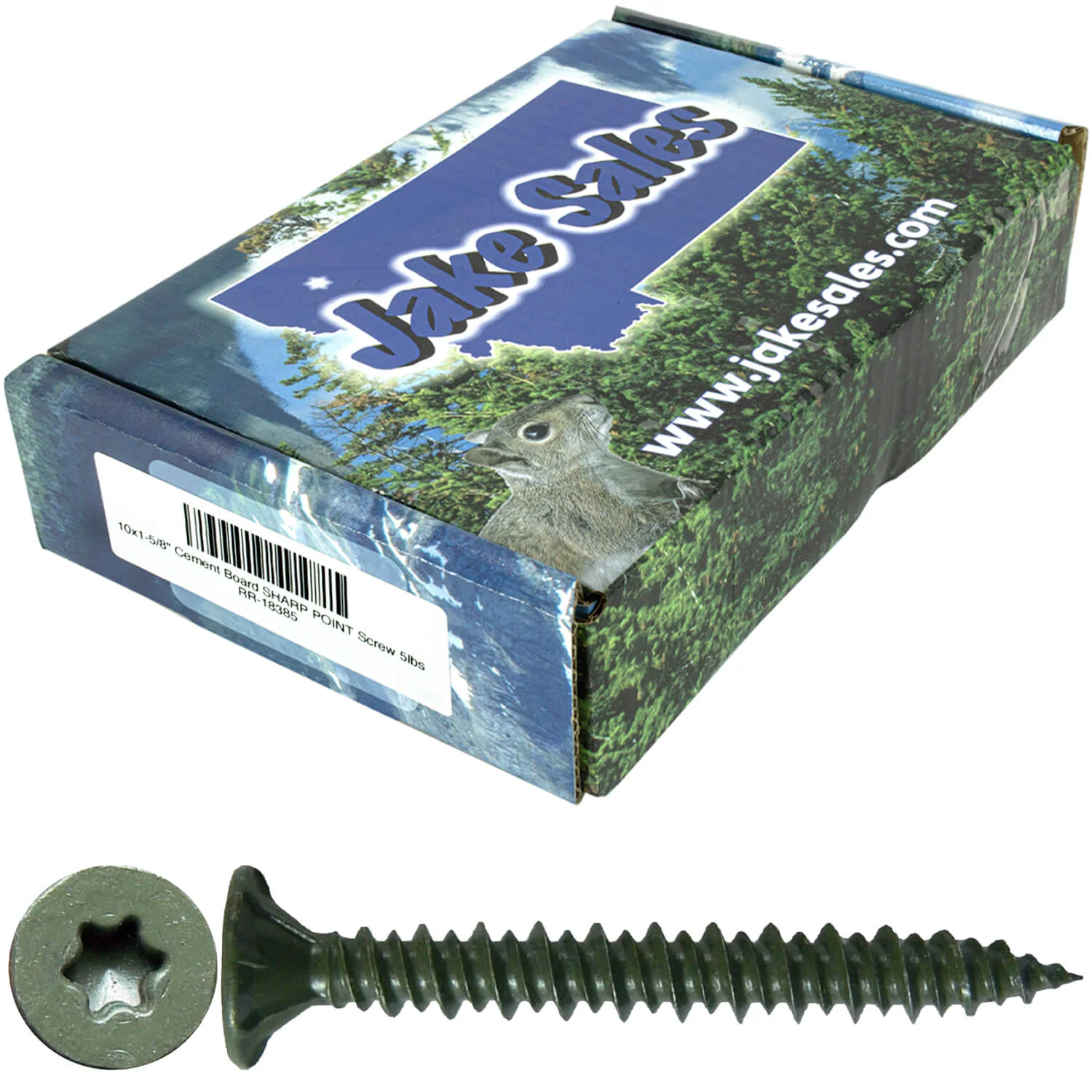 #10 Cement Board Torx/Star Head Screws SHARP POINT for Fastening Cement Backer Board/Cement Board/Tile Board - Torx/Star - T-25 Torx Head - Image 9