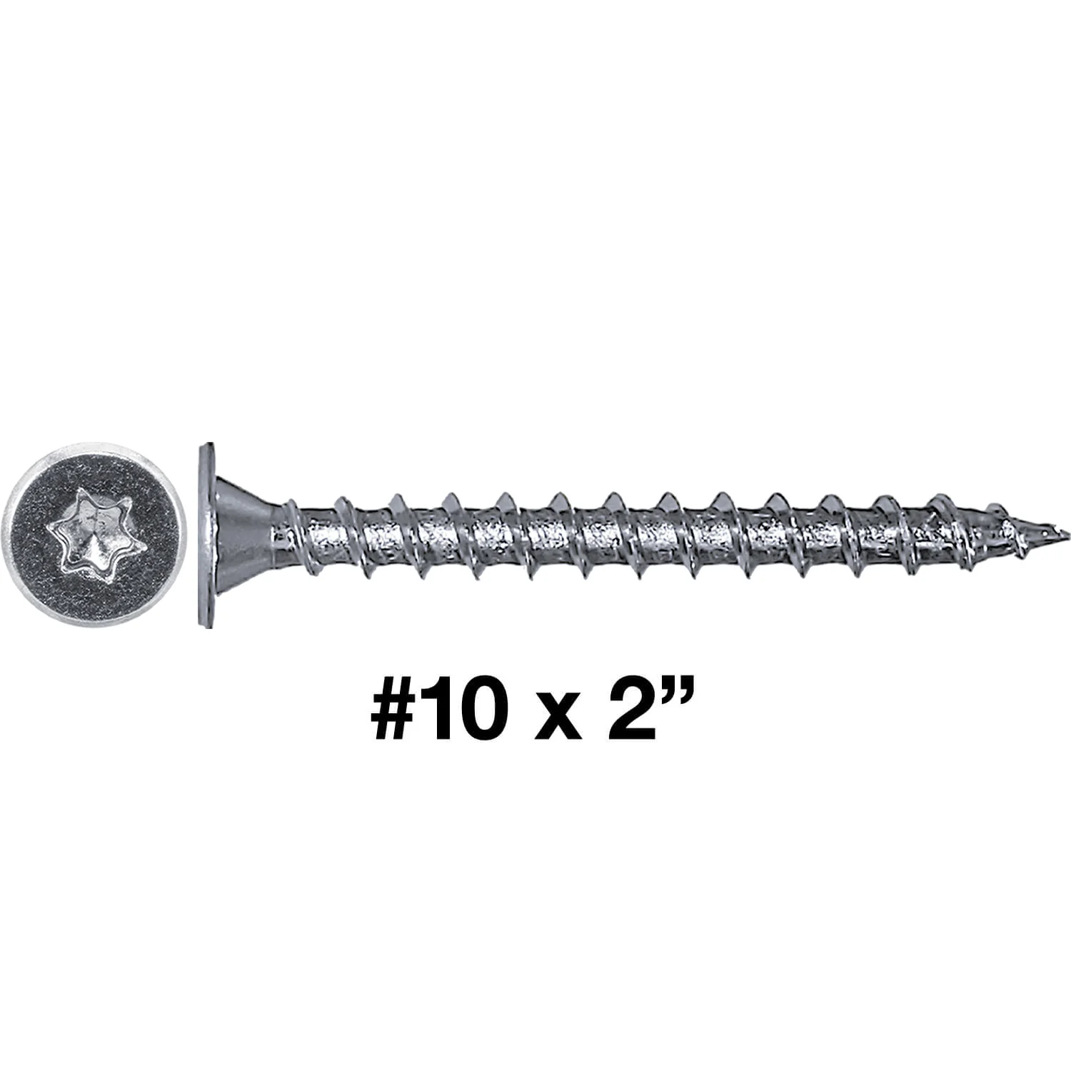 #10  Low Profile Pancake Head Roofing Screws - Wood to Metal - For Standing Seam Roofs - Zinc Plated - Image 18