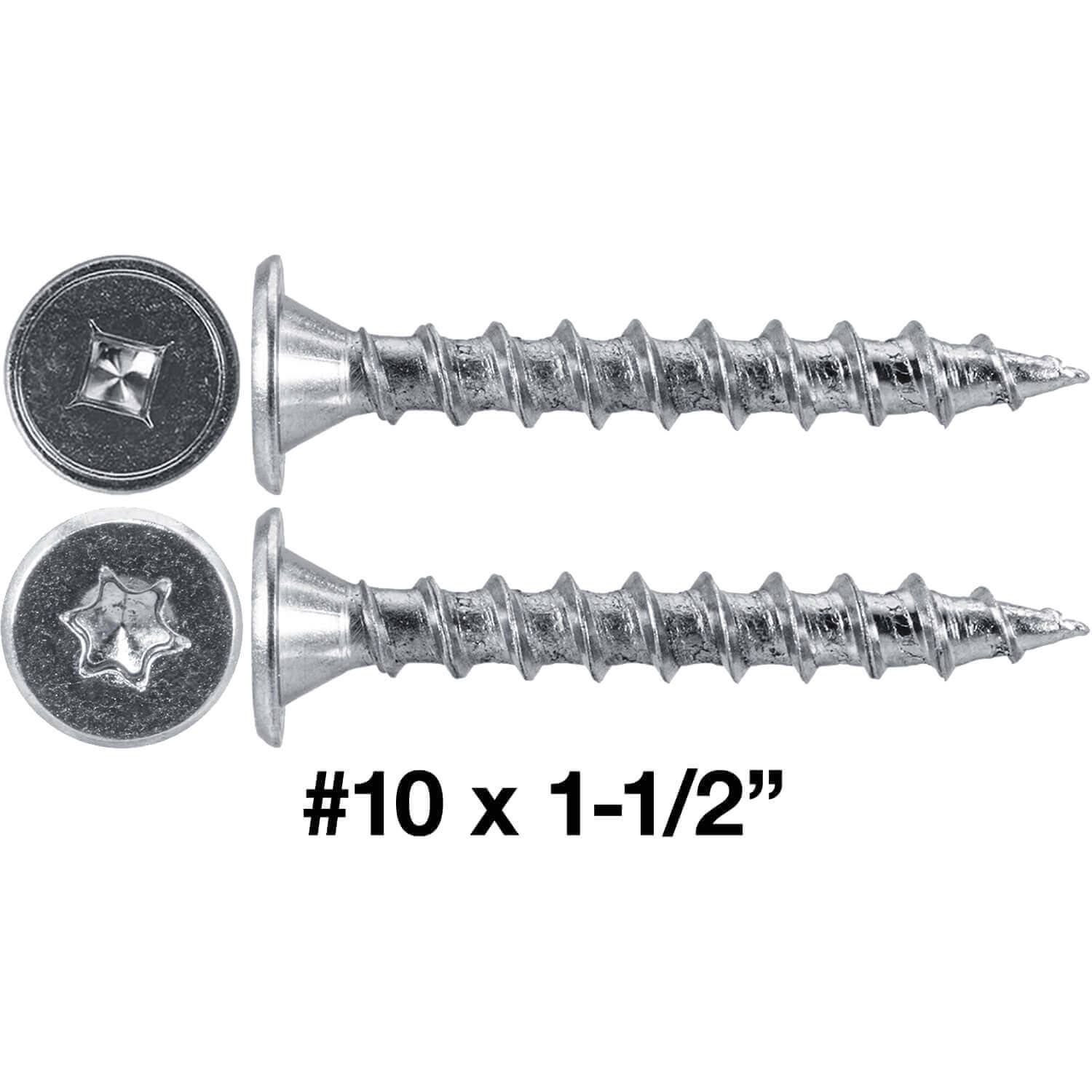 #10  Low Profile Pancake Head Roofing Screws - Wood to Metal - For Standing Seam Roofs - Zinc Plated - Image 34