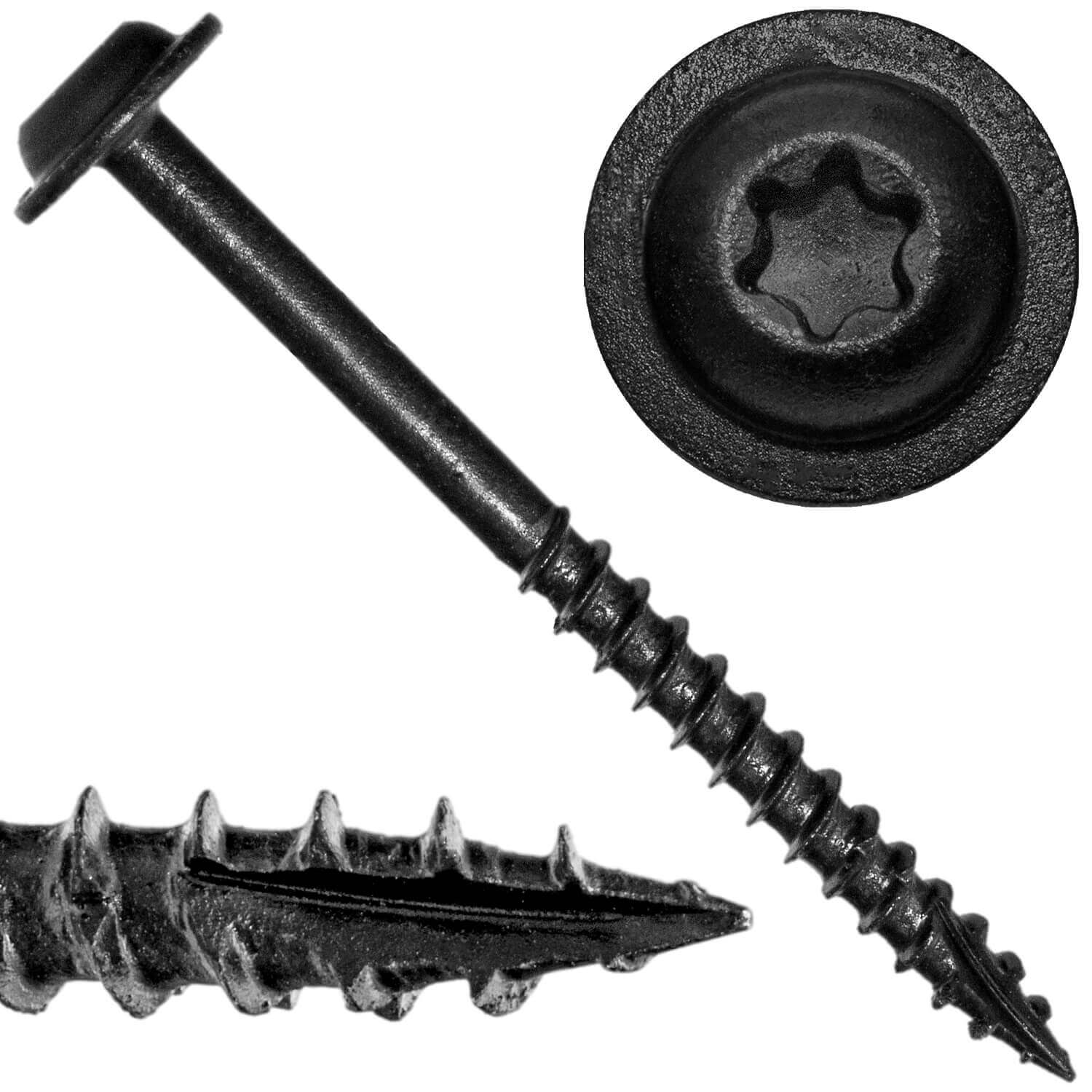 #10 Round Washer Head Truss Head Screw. Torx/Star Drive Head Wood Screws. Multipurpose Cabinet, Furniture, Siding and Trim and General Construction - Image 6