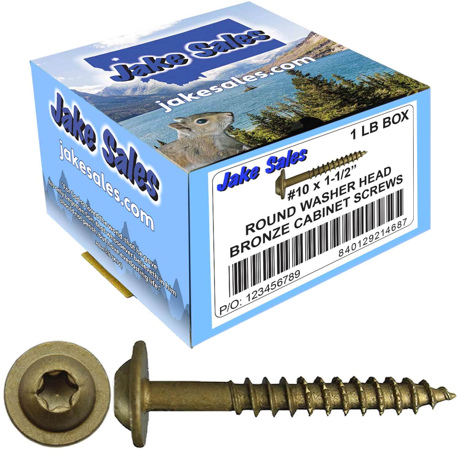 #10 Round Washer (Modified Truss) Head Screw Torx/Star Drive Head Wood Screw, Multipurpose Wood Screws for Construction, Cabinets and Furniture. - Image 16