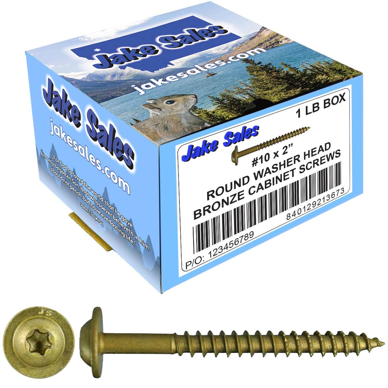 #10 Round Washer (Modified Truss) Head Screw Torx/Star Drive Head Wood Screw, Multipurpose Wood Screws for Construction, Cabinets and Furniture. - Image 41