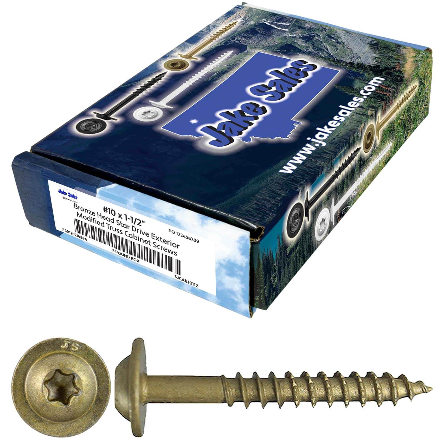 #10 Round Washer (Modified Truss) Head Screw Torx/Star Drive Head Wood Screw, Multipurpose Wood Screws for Construction, Cabinets and Furniture. - Image 71