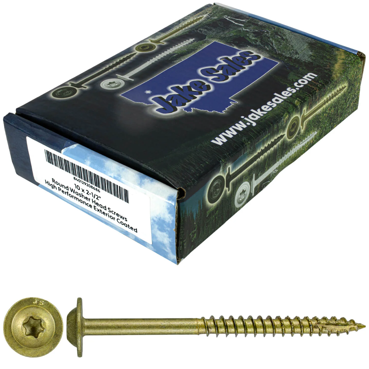 #10 Round Washer (Modified Truss) Head Screw Torx/Star Drive Head Wood Screw, Multipurpose Wood Screws for Construction, Cabinets and Furniture. - Image 75