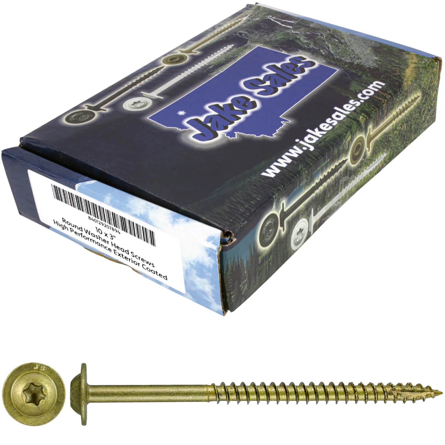 #10 Round Washer (Modified Truss) Head Screw Torx/Star Drive Head Wood Screw, Multipurpose Wood Screws for Construction, Cabinets and Furniture. - Image 79