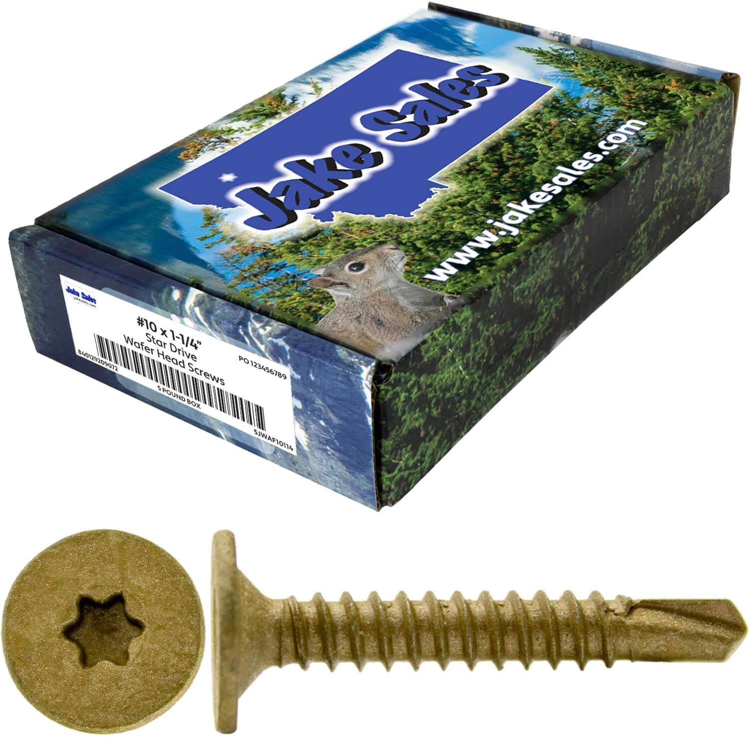 #10 Self Drilling Wafer Head Screws - Wood to Metal - Self Tapping Star/Torx TEK Screw - Image 12