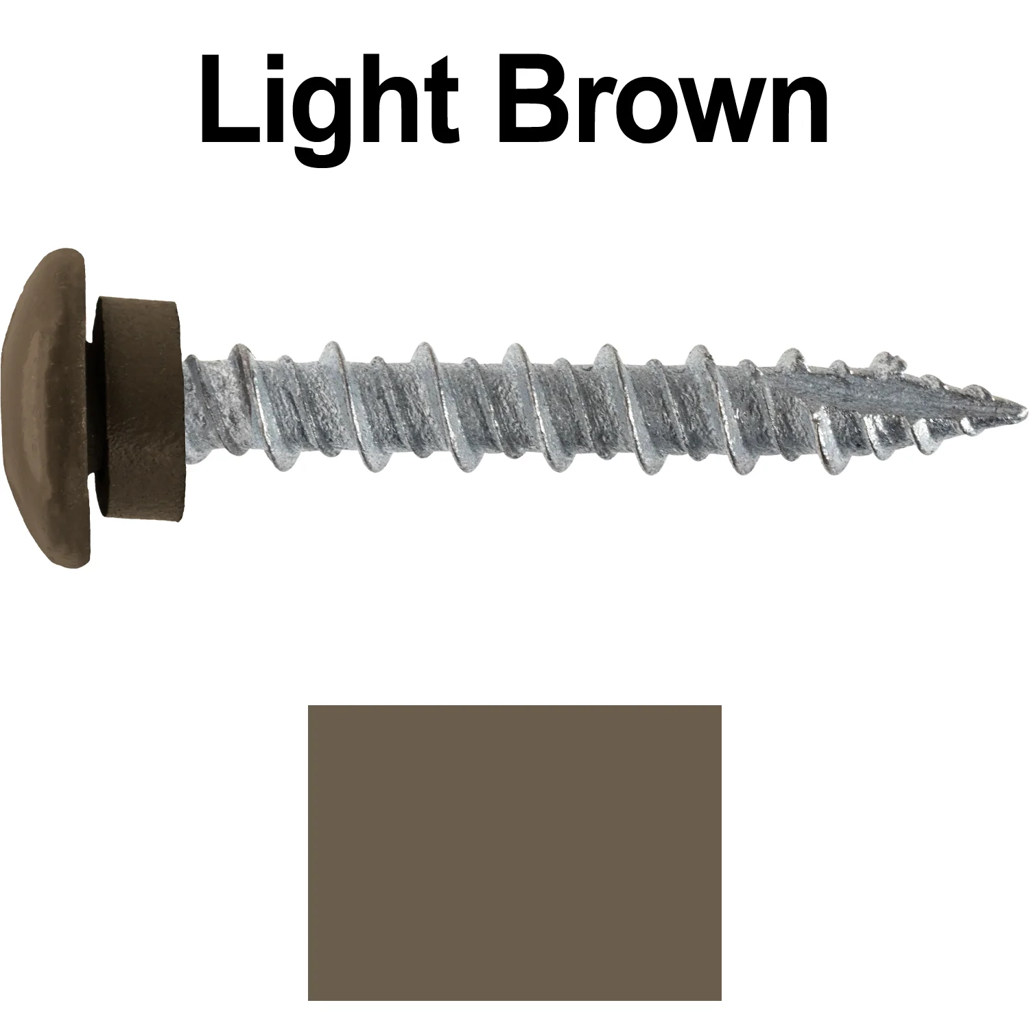10 x 1-1/2” LOW PROFILE Star Head Roofing Screws - HI-LO Thread - Metal To Wood - T25 Torx Drive Head - EPDM washer - Image 100