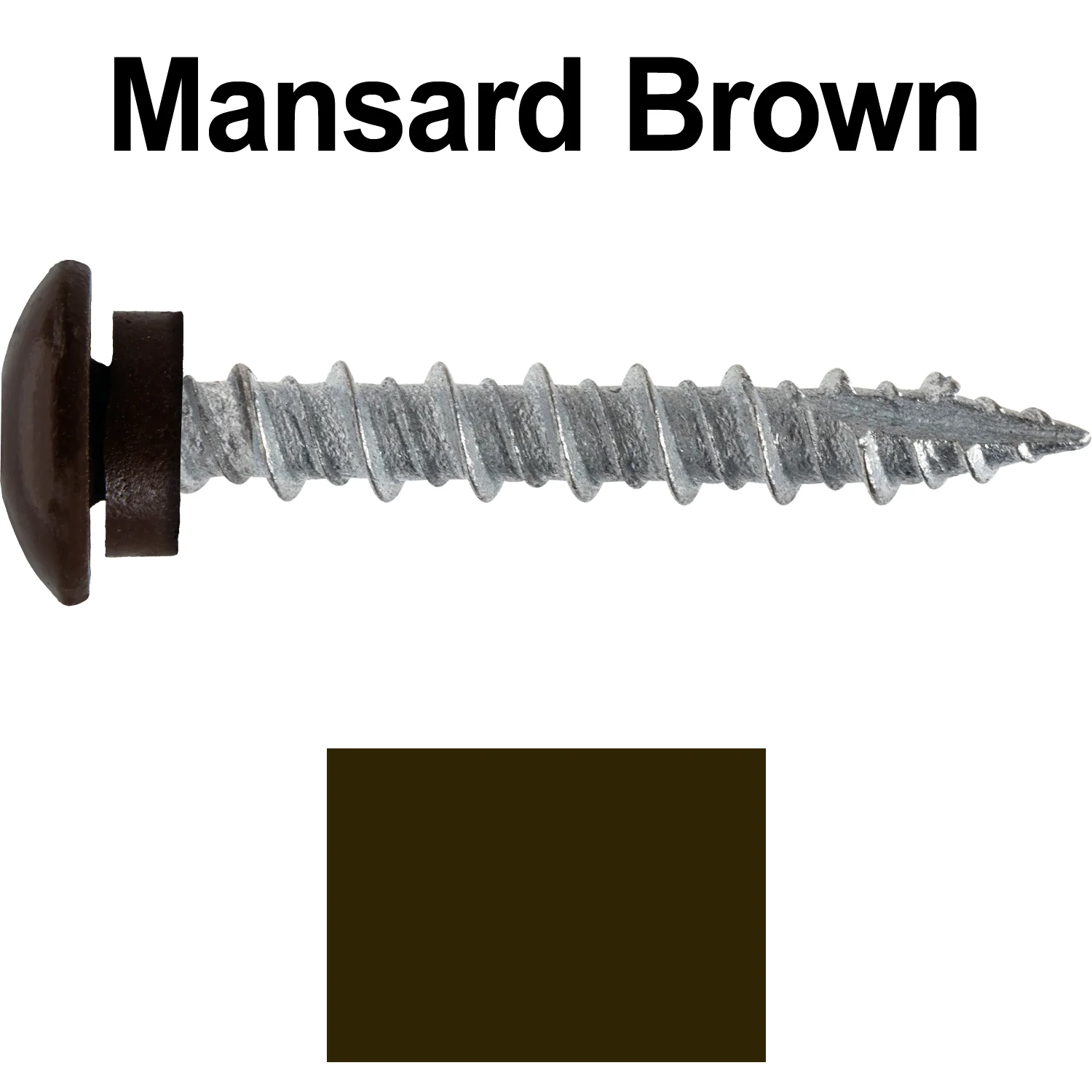 10 x 1-1/2” LOW PROFILE Star Head Roofing Screws - HI-LO Thread - Metal To Wood - T25 Torx Drive Head - EPDM washer - Image 106