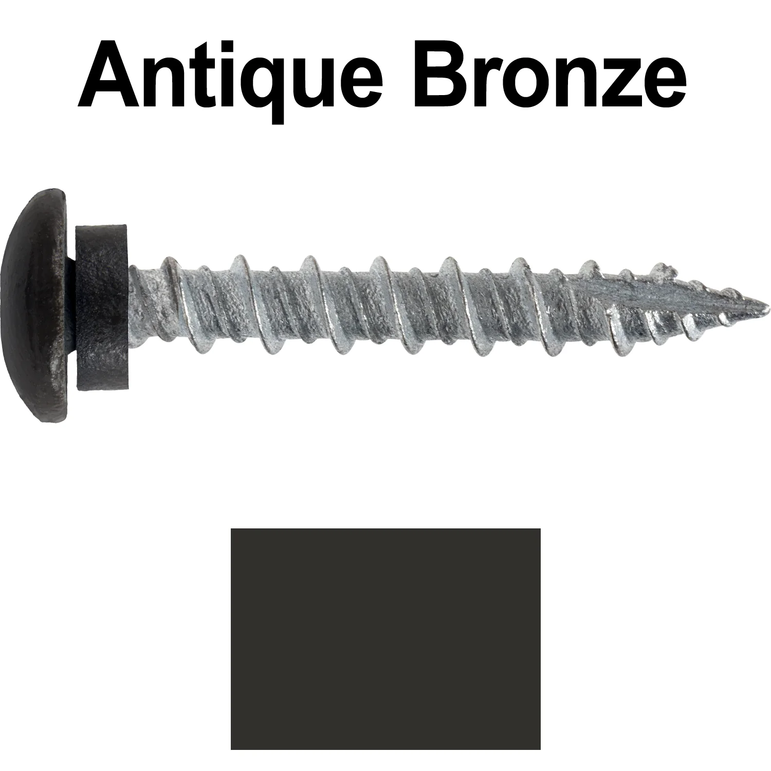 10 x 1-1/2” LOW PROFILE Star Head Roofing Screws - HI-LO Thread - Metal To Wood - T25 Torx Drive Head - EPDM washer - Image 29