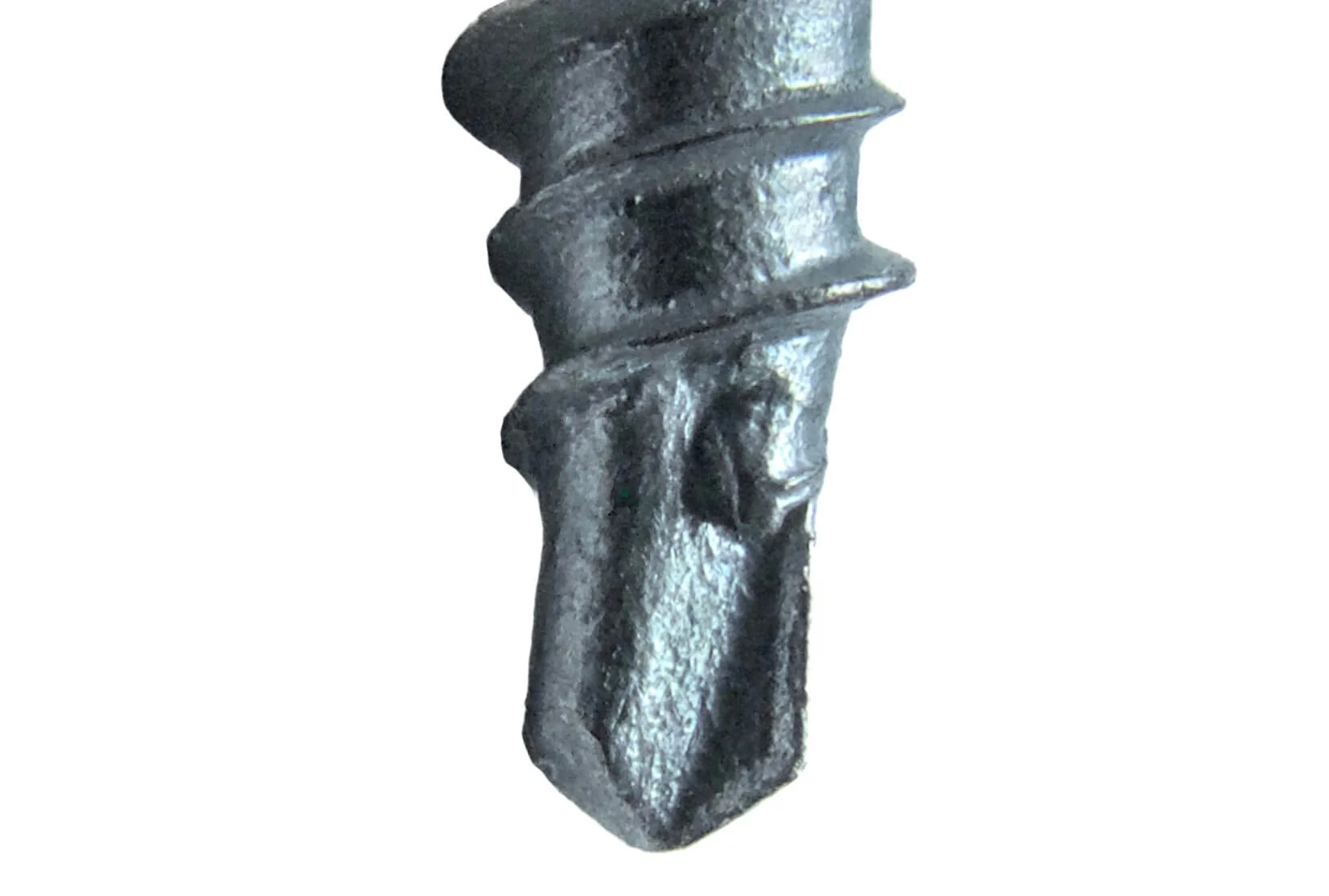 #10 x 1-1/2" Mini Driller Sheet Metal Roofing Screw - Hex Washer Head -  Self starting metal to wood siding screws. EPDM washer. Colored head. - Image 4