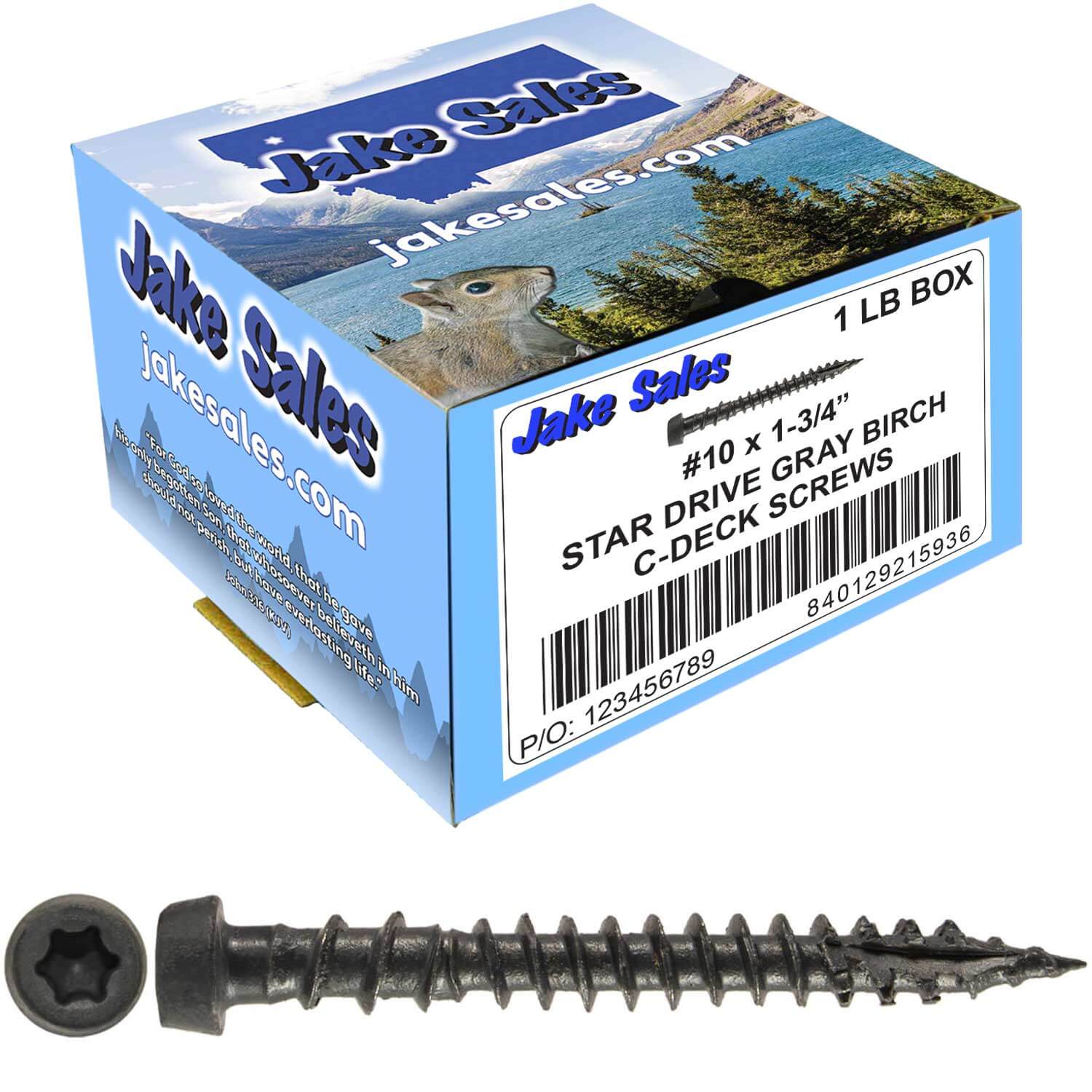 #10 x 1-3/4" Colored Composite Decking Wood Screws with Torx/Star Drive Head (T20 Bit), Exterior Coated, Compatible with Pressure Treated and ACQ Lumber - Image 46
