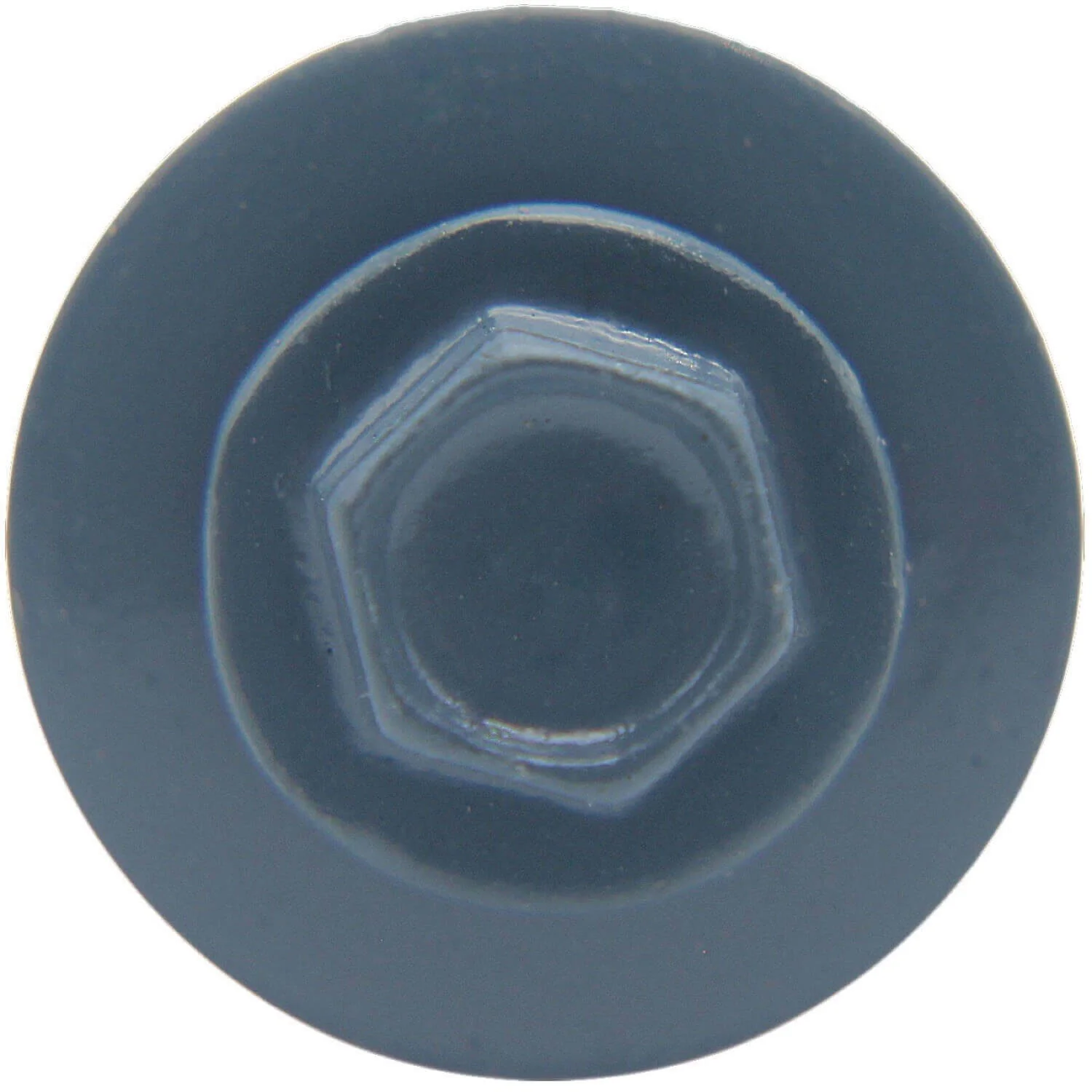 #10 X 1" HI-LO Zinc Aluminum Cap Metal Roofing Screws - Hex Washer Head - Self starting/self tapping - EPDM washer. Colored head. - Image 107