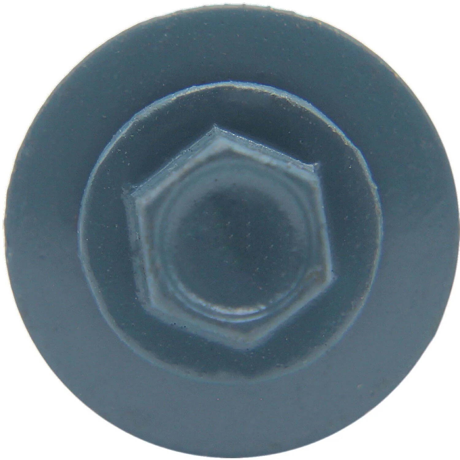 #10 X 1" HI-LO Zinc Aluminum Cap Metal Roofing Screws - Hex Washer Head - Self starting/self tapping - EPDM washer. Colored head. - Image 120