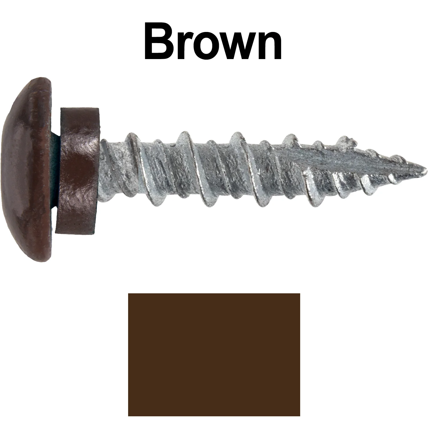 10 X 1" - LOW PROFILE Star Head Roofing Screws - HI-LO Thread - Metal To Wood - T25 Torx Drive Head - EPDM washer. - Image 13