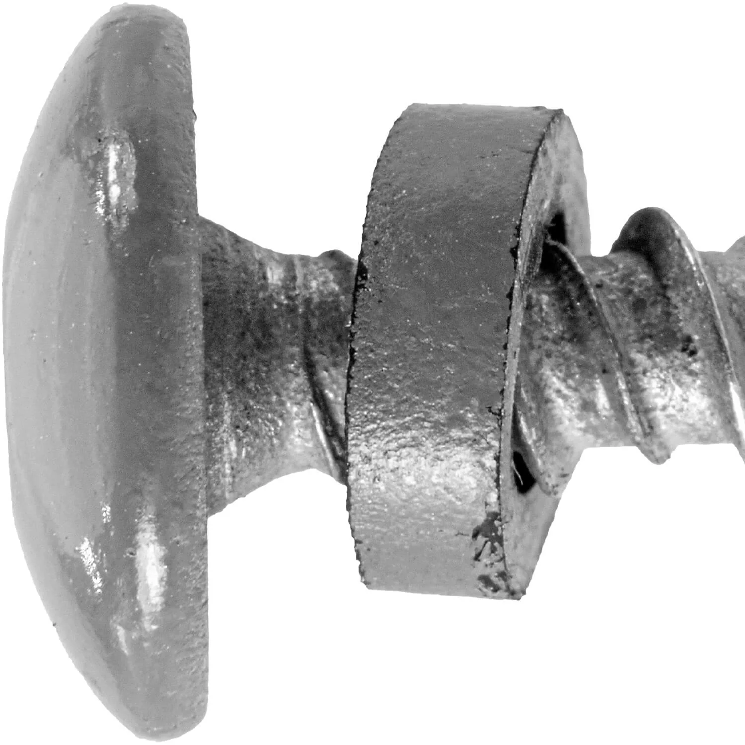 10 X 1" - LOW PROFILE Star Head Roofing Screws - HI-LO Thread - Metal To Wood - T25 Torx Drive Head - EPDM washer. - Image 3
