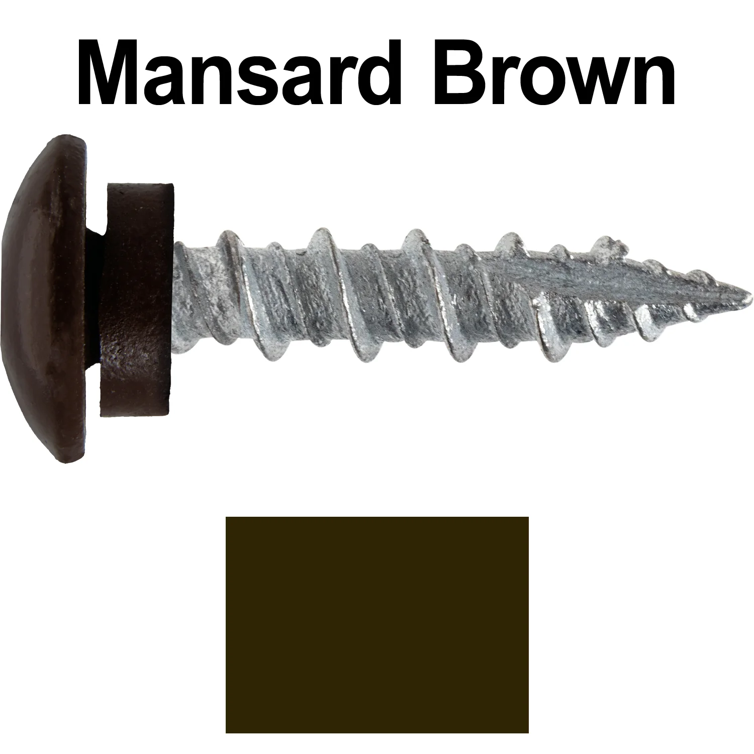 10 X 1" - LOW PROFILE Star Head Roofing Screws - HI-LO Thread - Metal To Wood - T25 Torx Drive Head - EPDM washer. - Image 35
