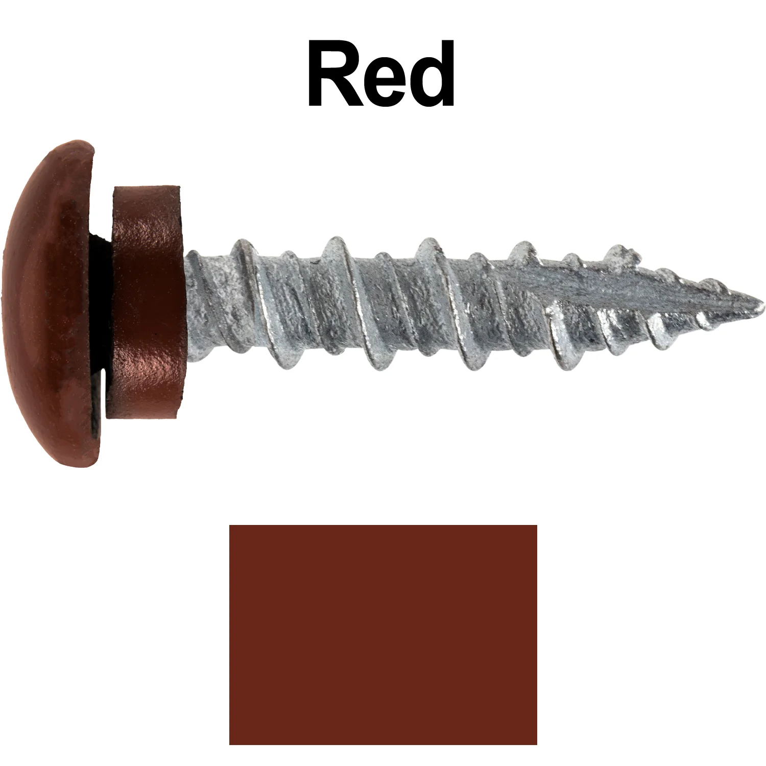 10 X 1" - LOW PROFILE Star Head Roofing Screws - HI-LO Thread - Metal To Wood - T25 Torx Drive Head - EPDM washer. - Image 40