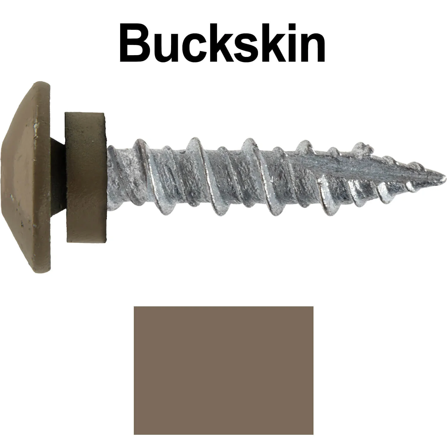10 X 1" - LOW PROFILE Star Head Roofing Screws - HI-LO Thread - Metal To Wood - T25 Torx Drive Head - EPDM washer. - Image 71
