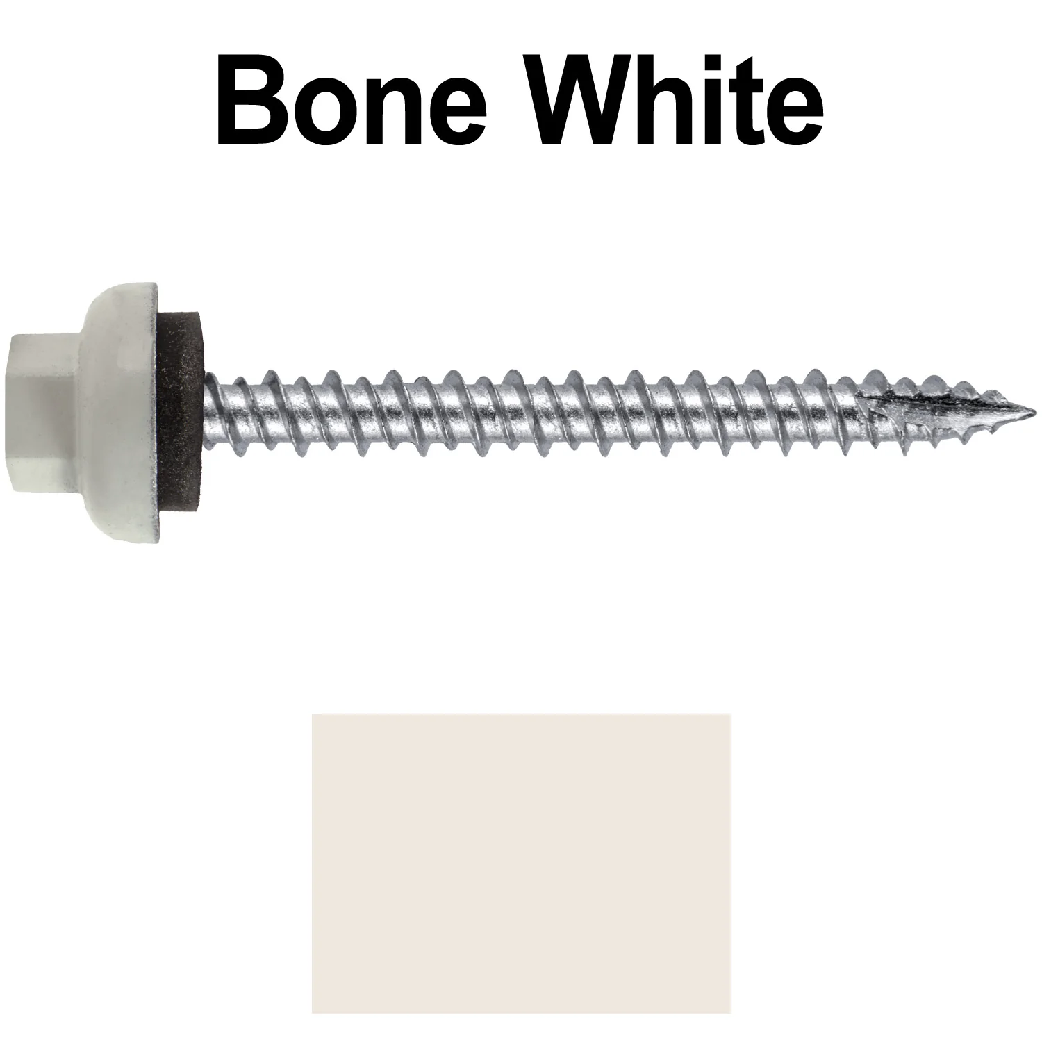 10 X 2“ HI-LO Zinc Aluminum Cap Metal Roofing Screws - Hex Washer Head - Self starting/self tapping - EPDM washer. Colored head. - Image 10