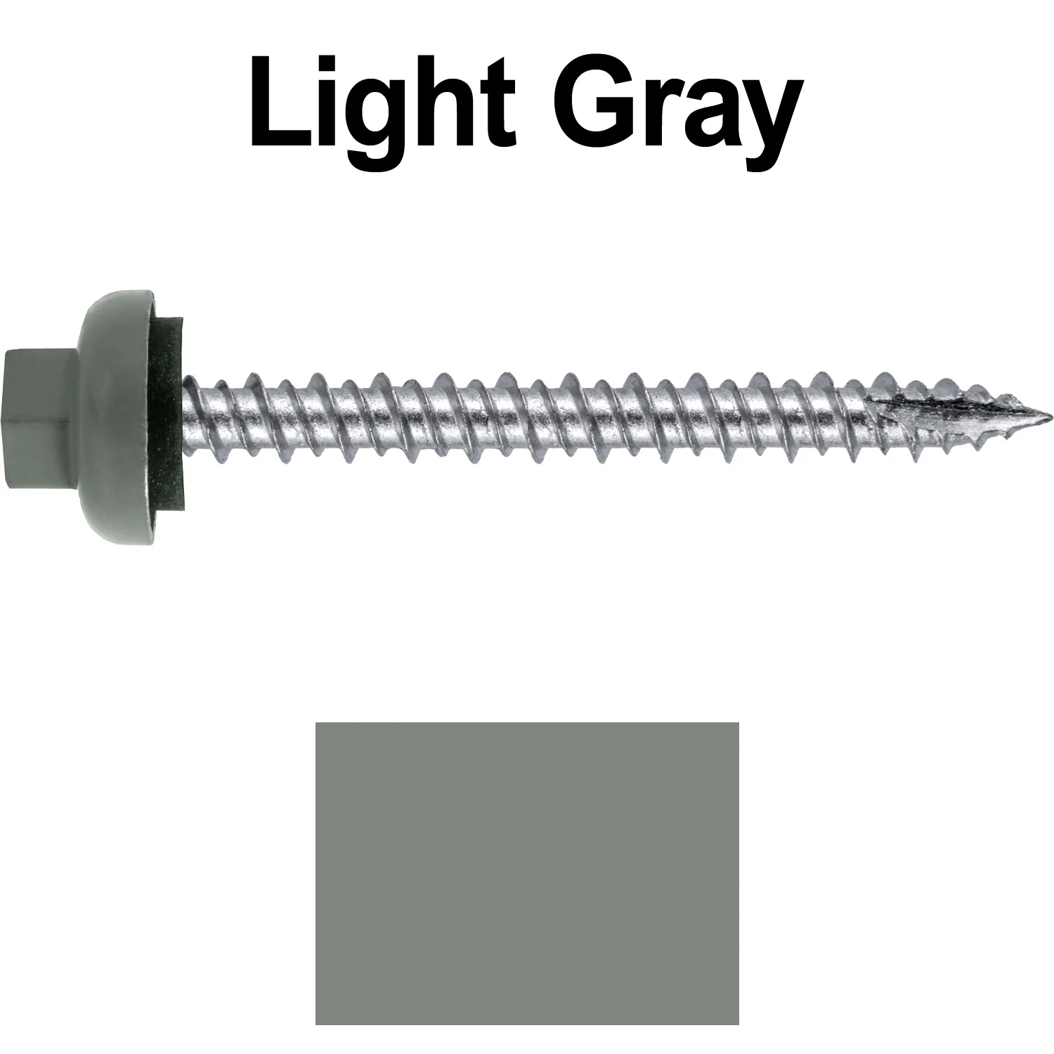 10 X 2“ HI-LO Zinc Aluminum Cap Metal Roofing Screws - Hex Washer Head - Self starting/self tapping - EPDM washer. Colored head. - Image 102