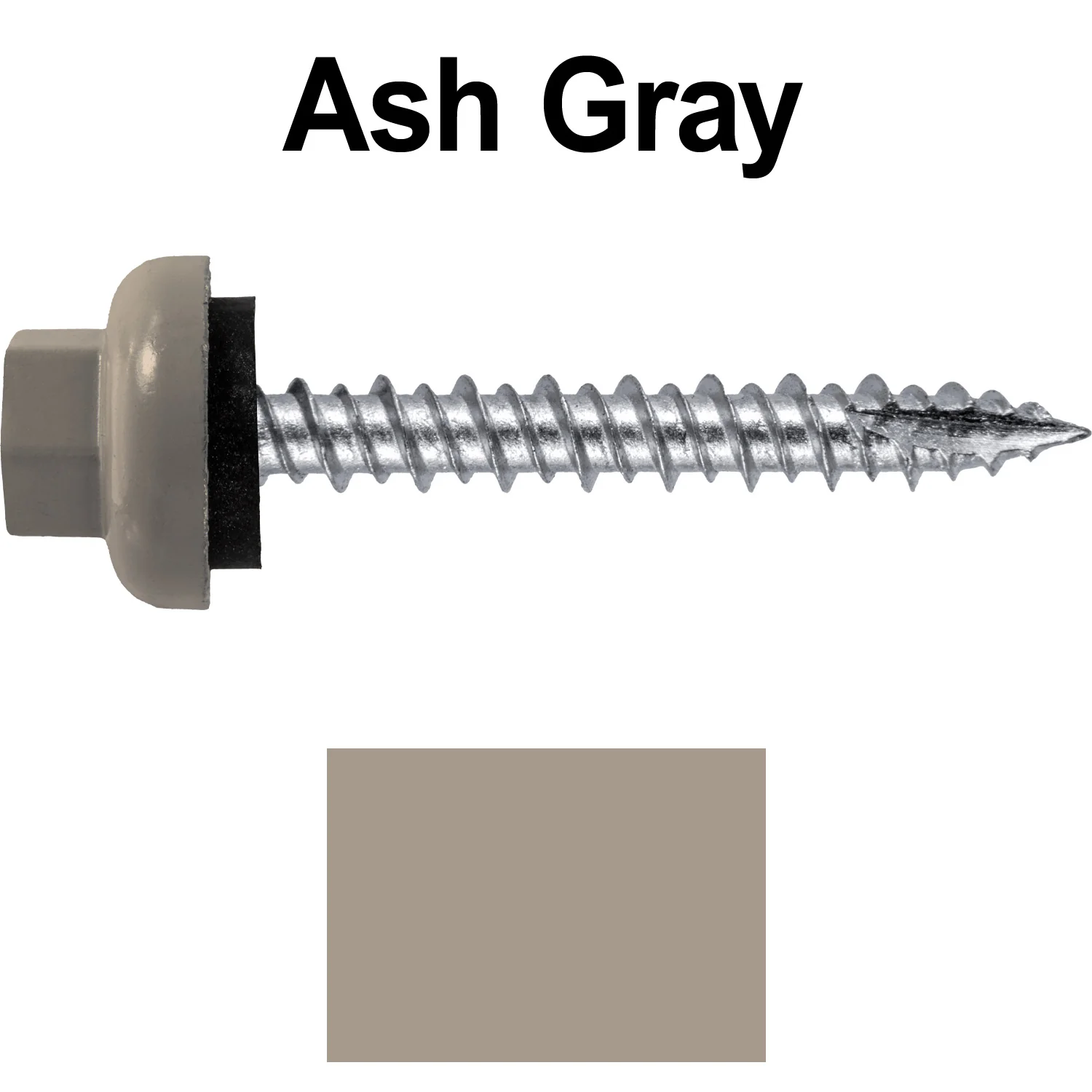 10 X 2“ HI-LO Zinc Aluminum Cap Metal Roofing Screws - Hex Washer Head - Self starting/self tapping - EPDM washer. Colored head. - Image 52