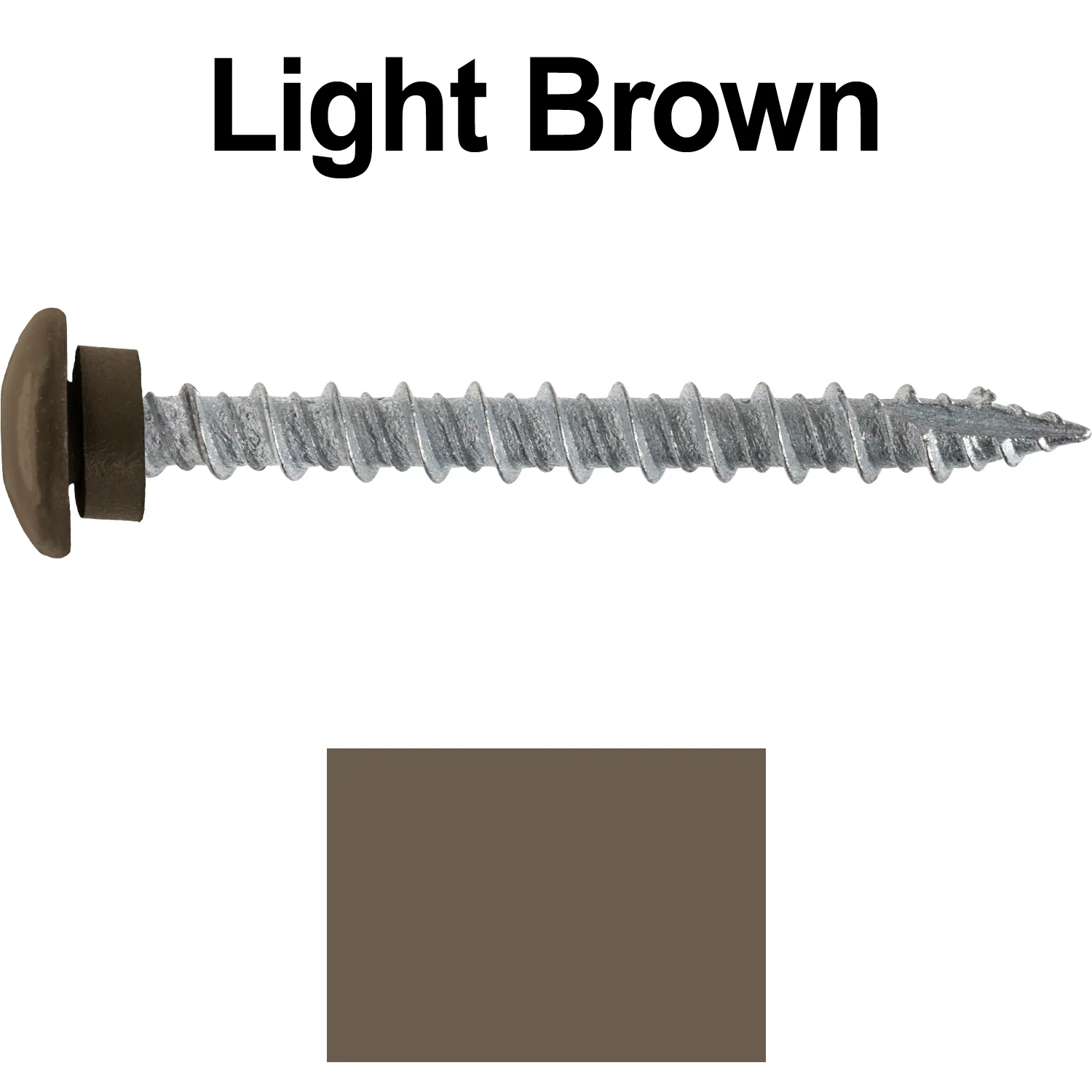 10 x 2" LOW PROFILE Star Head Roofing Screws - HI-LO Thread - Metal To Wood - T25 Torx Drive Head - EPDM washer. - Image 12