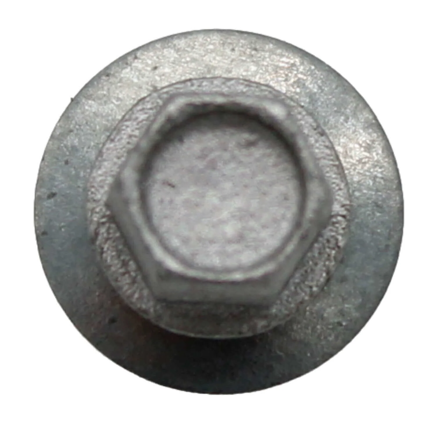 #10 x 2" Mini Driller Sheet Metal Roofing Screw - Hex Washer Head -  Self starting metal to wood siding screws. EPDM washer. Colored head. - Image 3