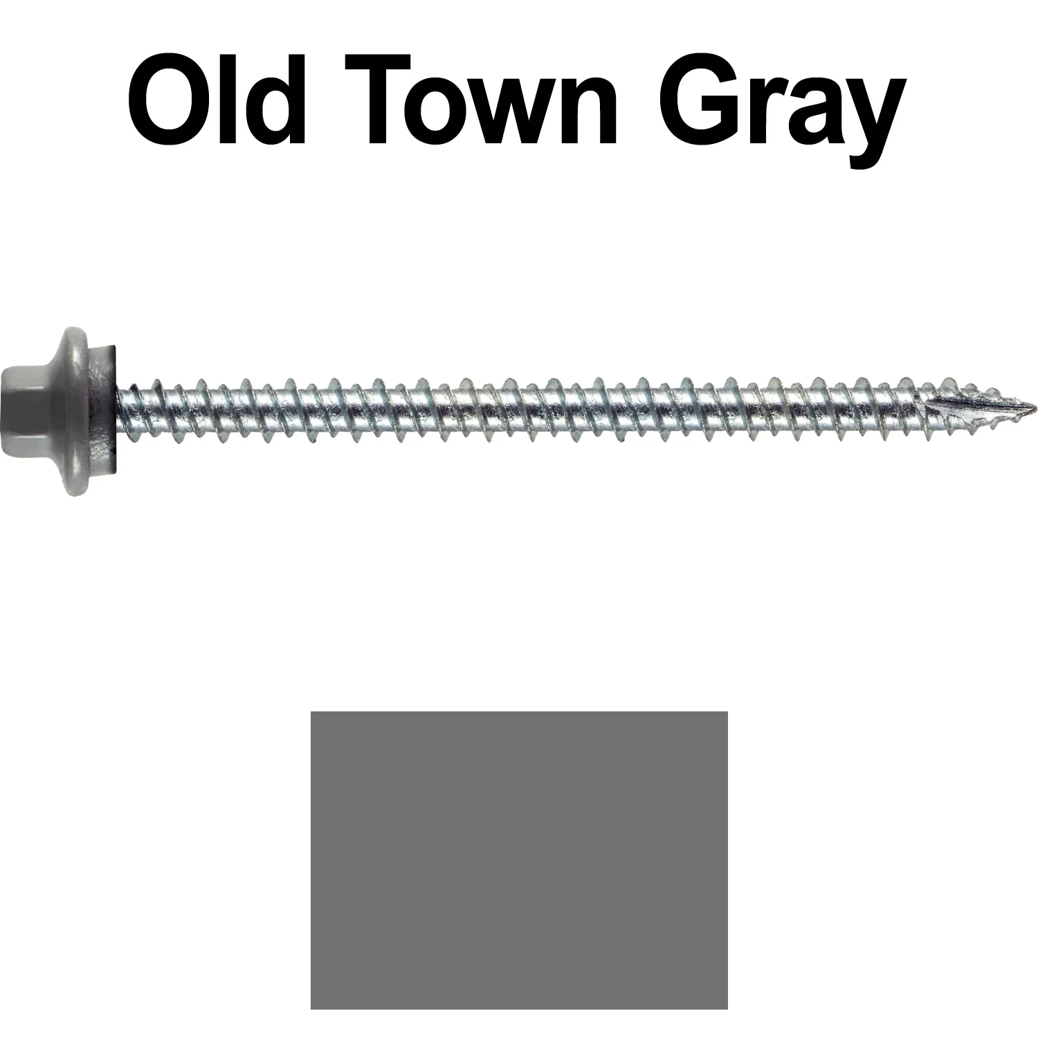 10 x 3” - STAINLESS HEX / ZINC Sheet Metal Roof Screw. Self starting metal to wood siding screws. EPDM washer. Colored head. - Image 109