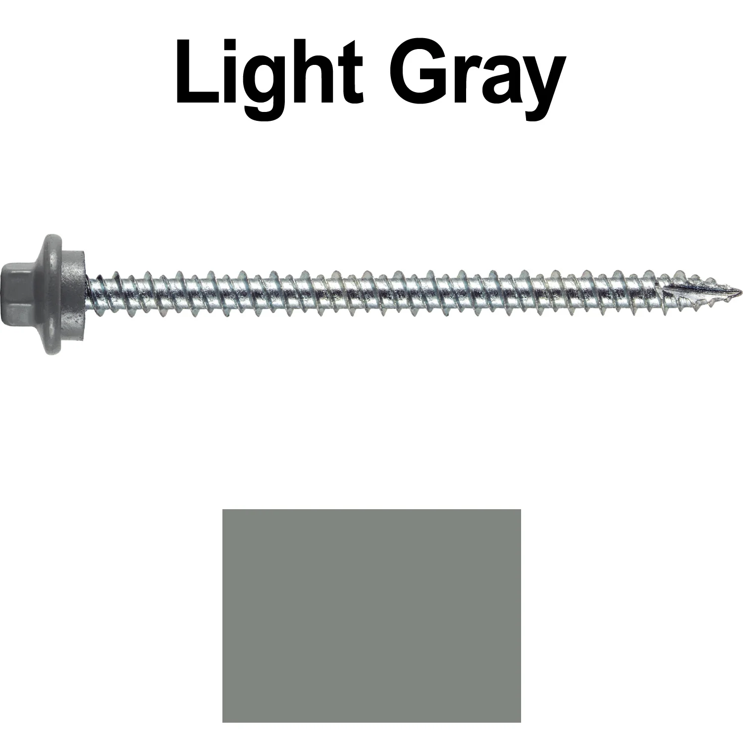 10 x 3” - STAINLESS HEX / ZINC Sheet Metal Roof Screw. Self starting metal to wood siding screws. EPDM washer. Colored head. - Image 33