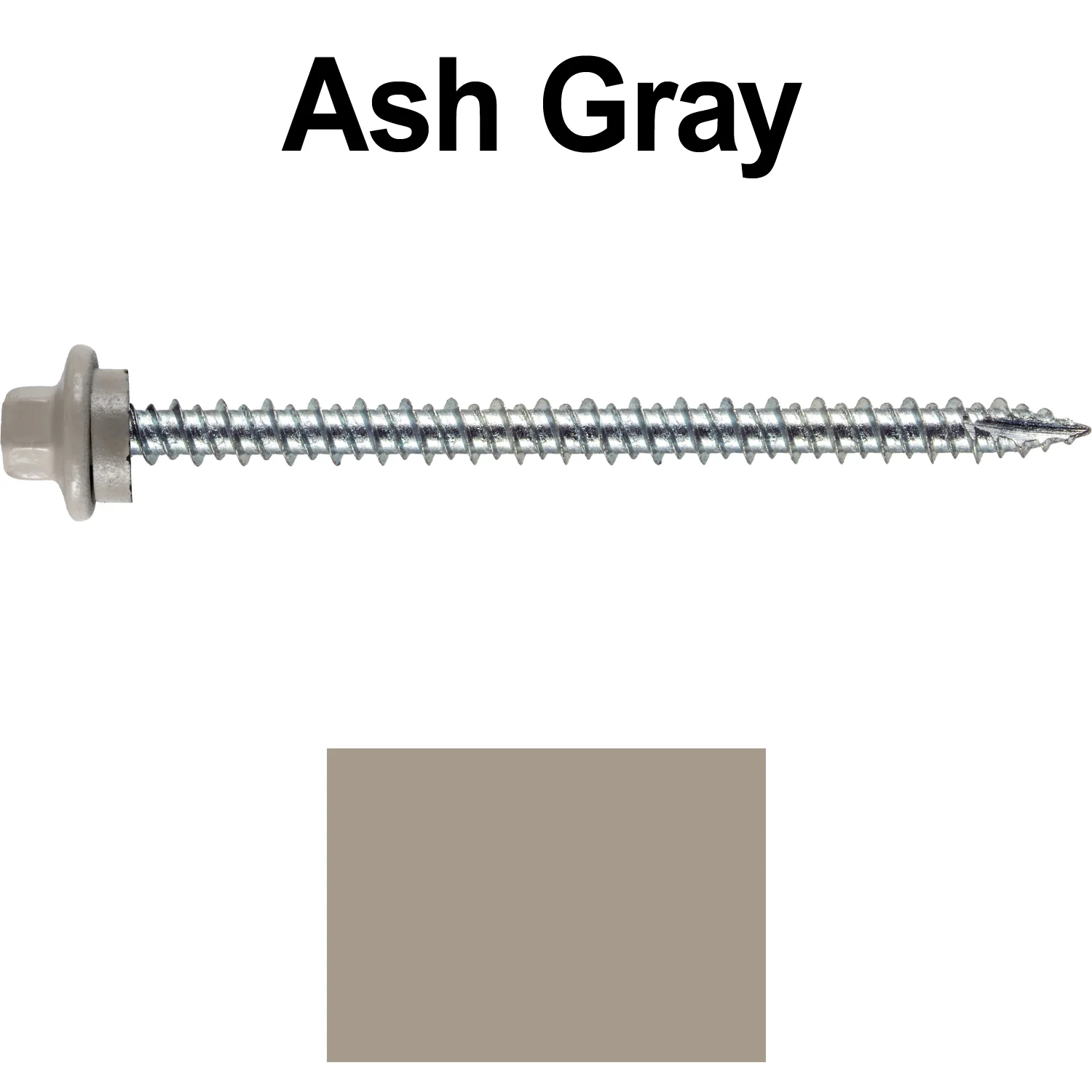 10 x 3” - STAINLESS HEX / ZINC Sheet Metal Roof Screw. Self starting metal to wood siding screws. EPDM washer. Colored head. - Image 51