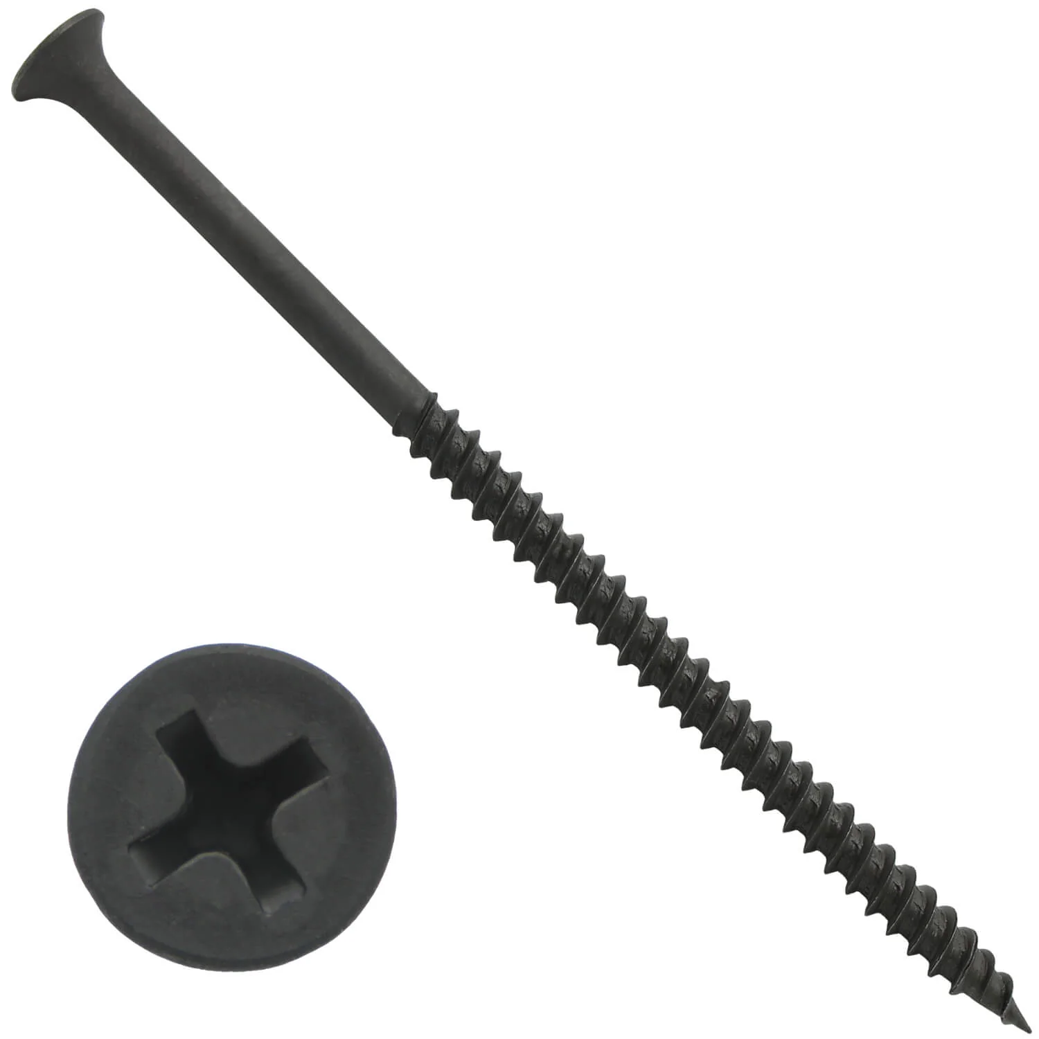 #10x4" Gray Phosphate Fine Thread Drywall Screws - For Metal Studs (Clearance) - Image 4
