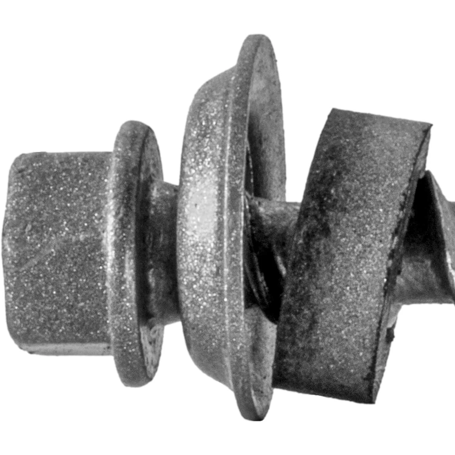 12 X 2-1/2" Metal Roofing Screws For OSB and Plywood - Galvanized Metal to Wood Type 17 Tip - 1/4" Hex Head - Assembled EPDM Washer - Image 4