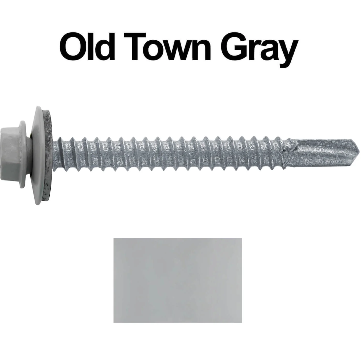#12 x 2" Metal to Metal Type #3 Metal Roofing Screws - Hex Head Drill Point - 9/16" EPDM Washer. - Image 37