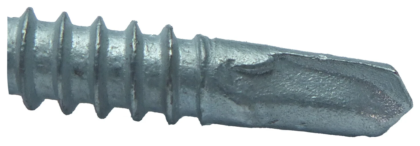 #12 x 2" Metal to Metal Type #3 Metal Roofing Screws - Hex Head Drill Point - 9/16" EPDM Washer. - Image 4