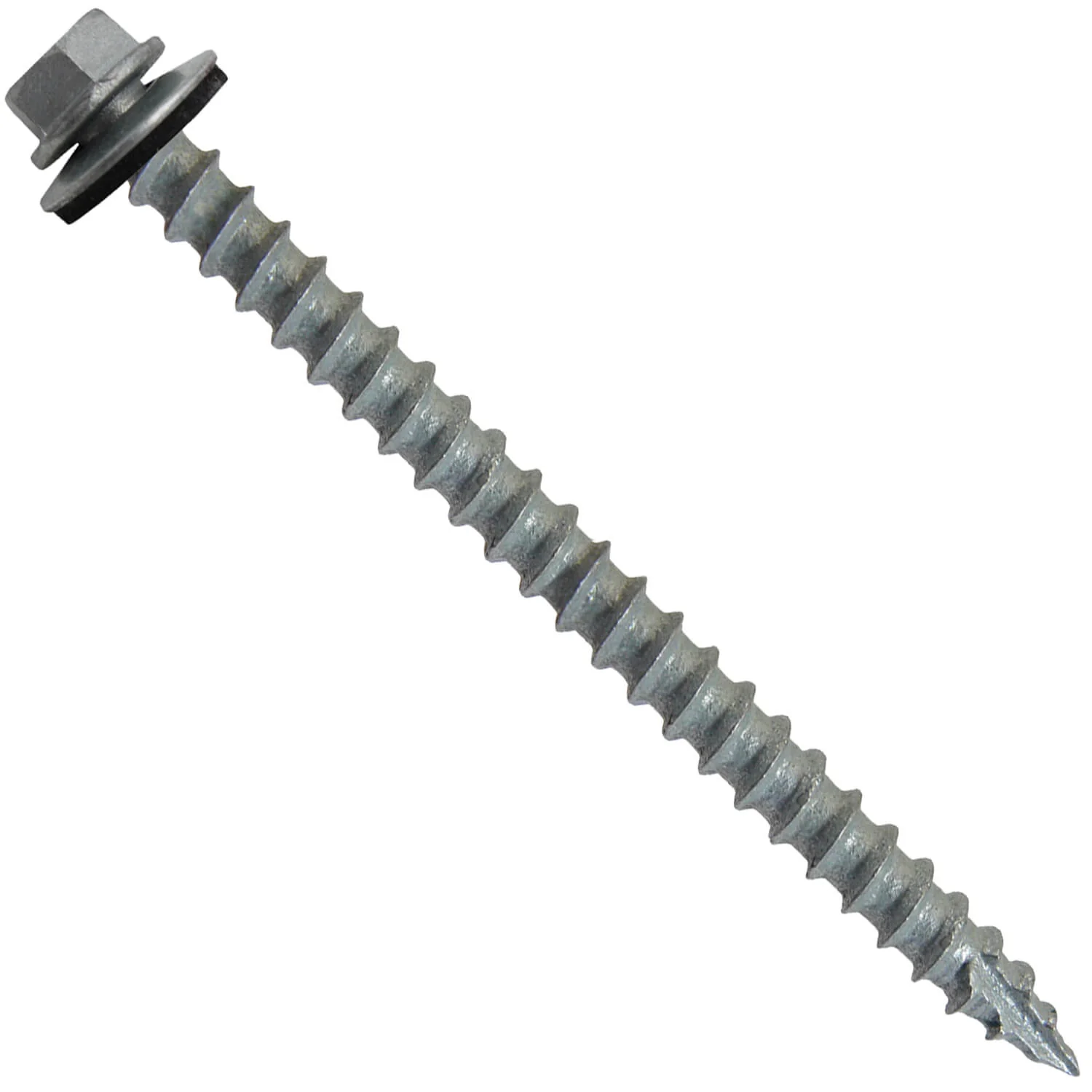 #14 x 3" Metal ROOFING SCREWS - Hex Washer Head - Self starting/self tapping - EPDM washer. Colored head. - Image 16