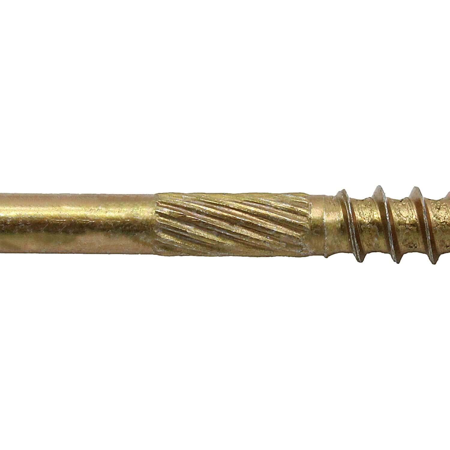#14 x 5" Gold Star Wood Screw, T-30 Torx Drive, Flat Head - (OVERSTOCK) - Image 6
