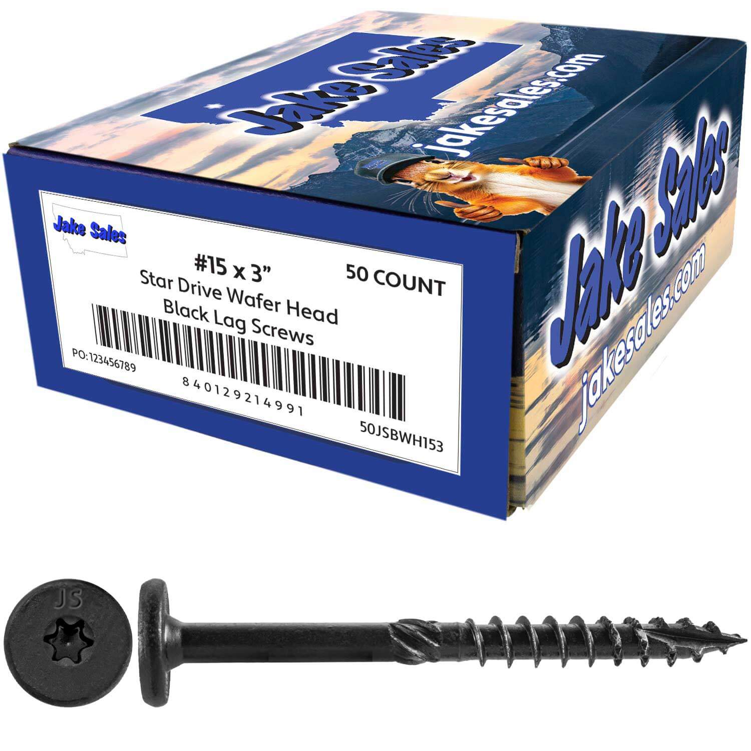 #15 Black Wafer Head Structural Lag Screws. Used for Log Construction, Timber Framing, Laminated Beams and Pole Barns Among Other Uses. T-30 Torx/Star Drive - Image 32