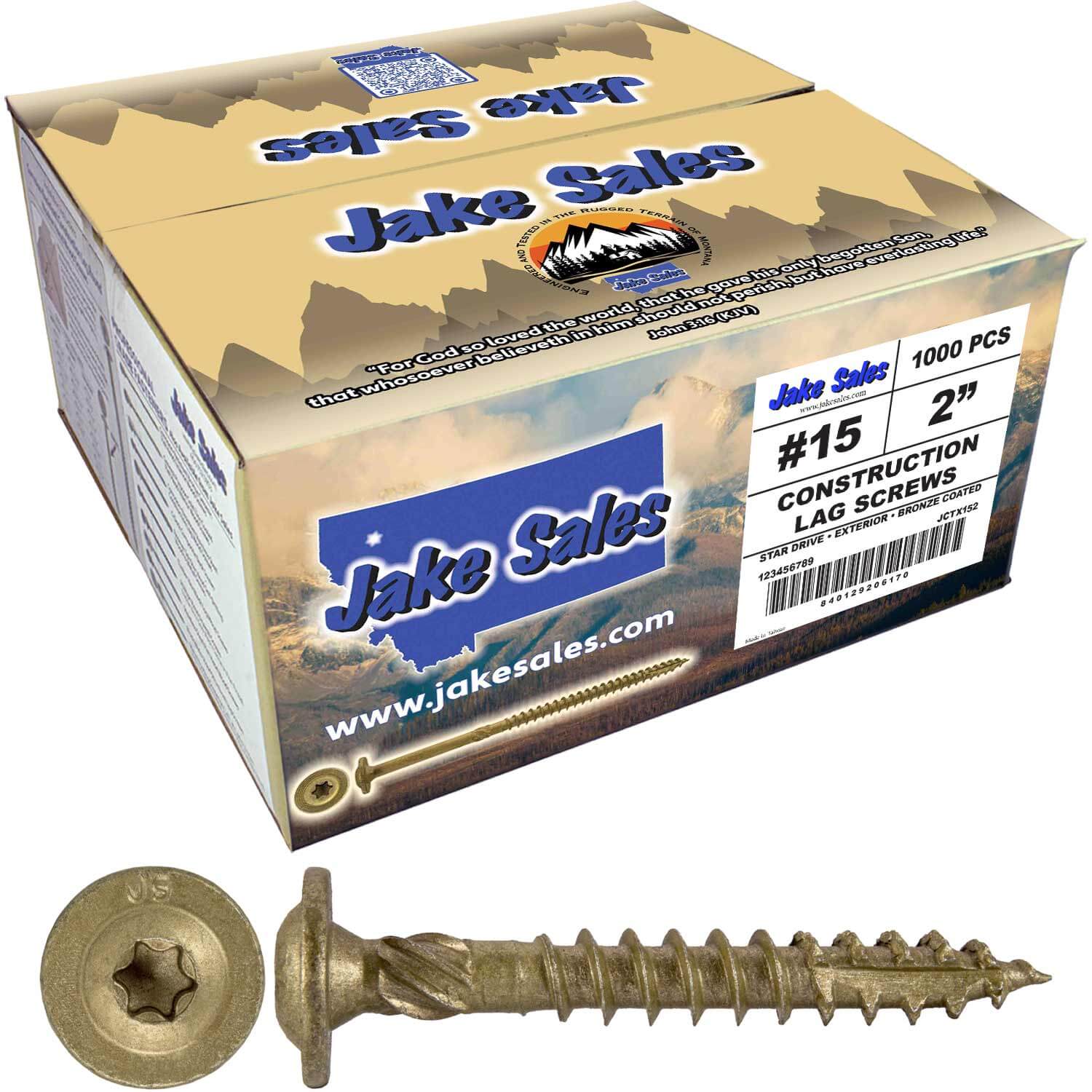 #15 Construction Lag Screw Exterior Coated Torx/Star Drive Heavy Duty Structural Lag Screw - Modified Truss Washer Head - Image 18