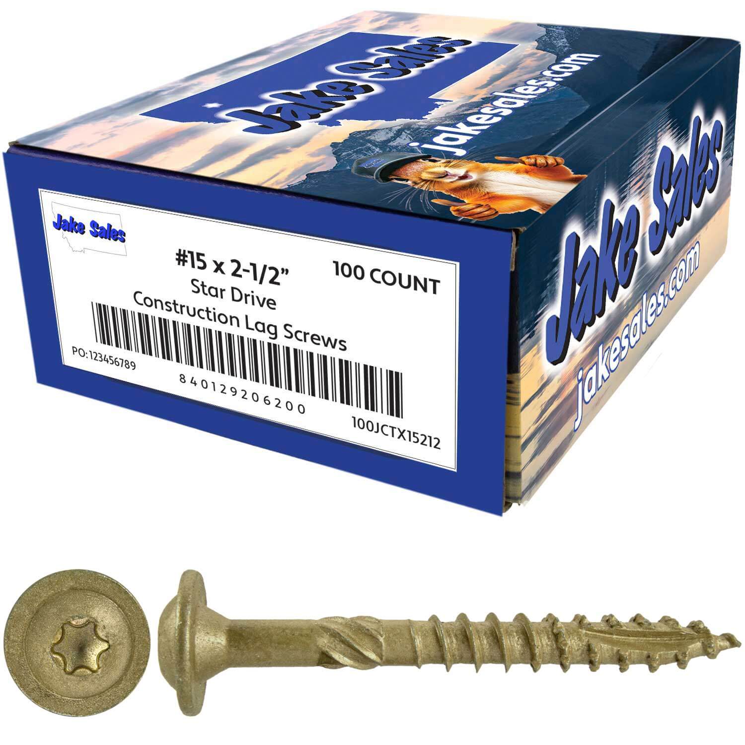 #15 Construction Lag Screw Exterior Coated Torx/Star Drive Heavy Duty Structural Lag Screw - Modified Truss Washer Head - Image 25