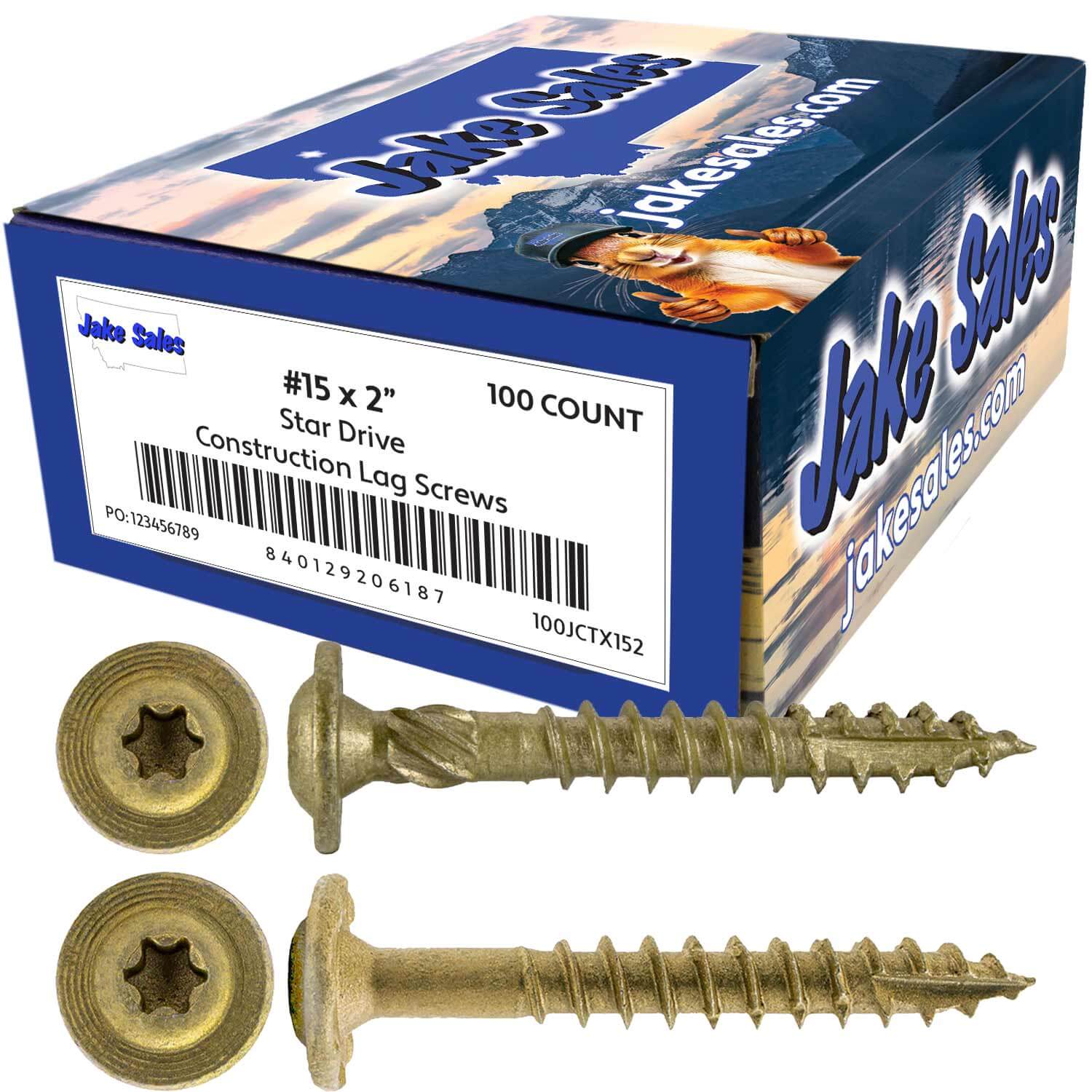 #15 Construction Lag Screw Exterior Coated Torx/Star Drive Heavy Duty Structural Lag Screw - Modified Truss Washer Head - Image 6