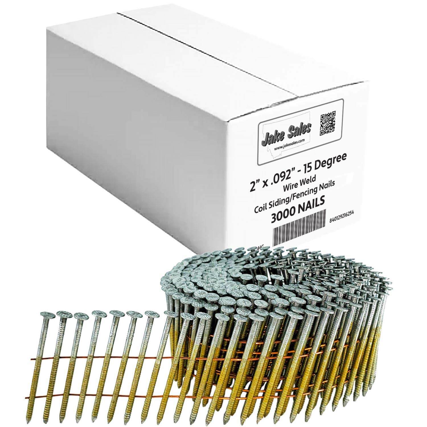 15° Wire Weld Collated Coil Roofing, Siding & Fencing Nails - Image 17