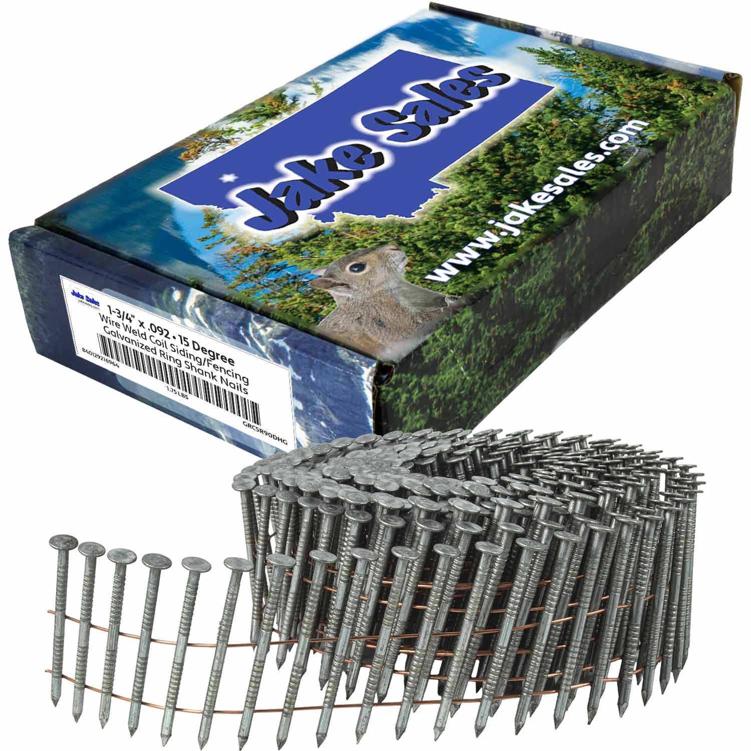 15° Wire Weld Collated Coil Roofing, Siding & Fencing Nails - Image 20
