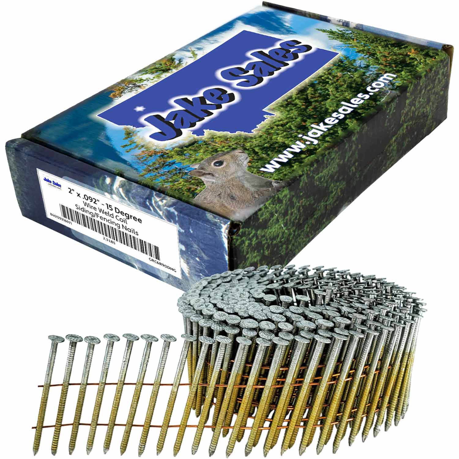 15° Wire Weld Collated Coil Roofing, Siding & Fencing Nails - Image 21