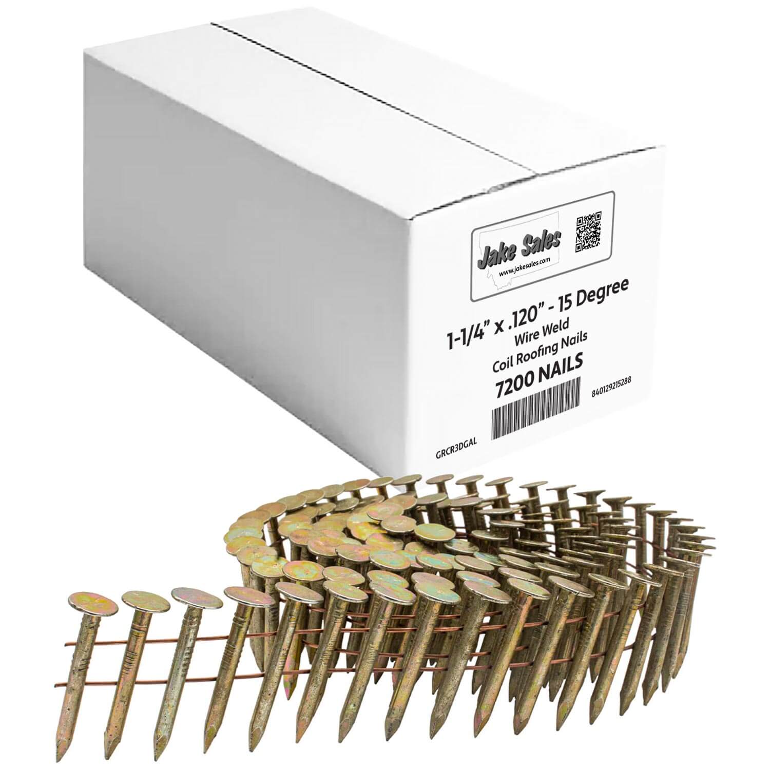 15° Wire Weld Collated Coil Roofing, Siding & Fencing Nails - Image 8