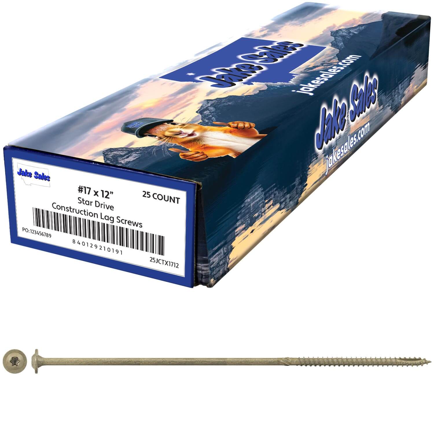 #17 Construction Lag Screw Exterior Coated Torx/Star Drive Heavy Duty Structural Lag - Modified Truss Washer Head - Image 19