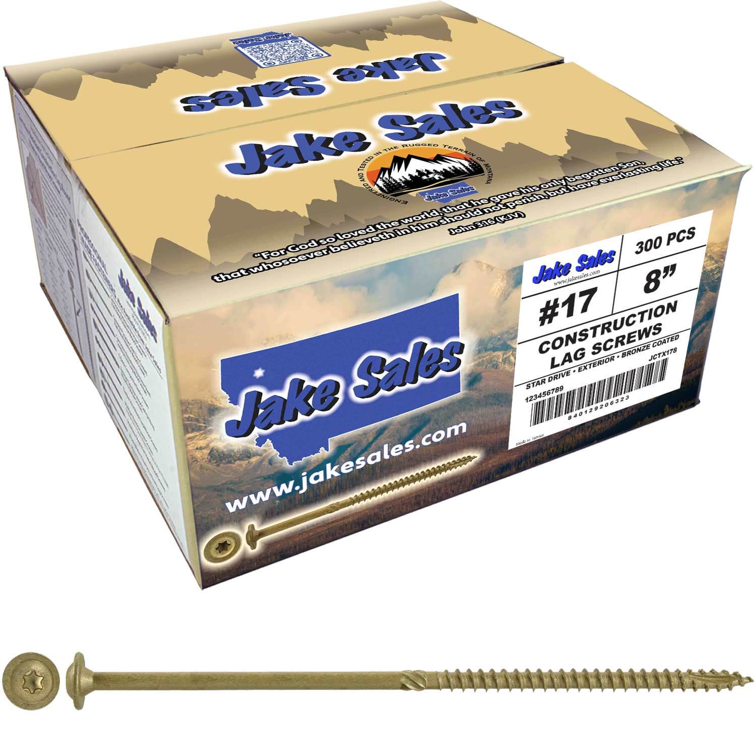 #17 Construction Lag Screw Exterior Coated Torx/Star Drive Heavy Duty Structural Lag - Modified Truss Washer Head - Image 33