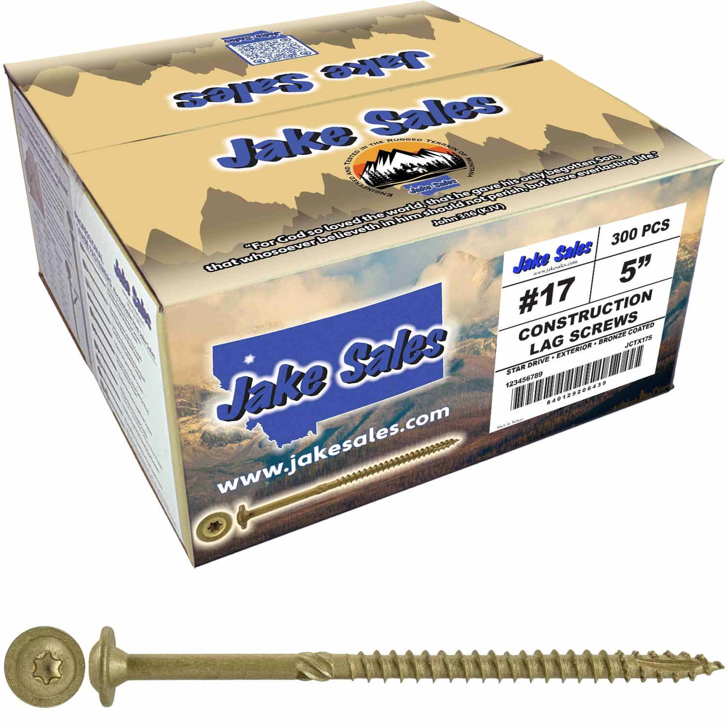 #17 Construction Lag Screw Exterior Coated Torx/Star Drive Heavy Duty Structural Lag - Modified Truss Washer Head - Image 44